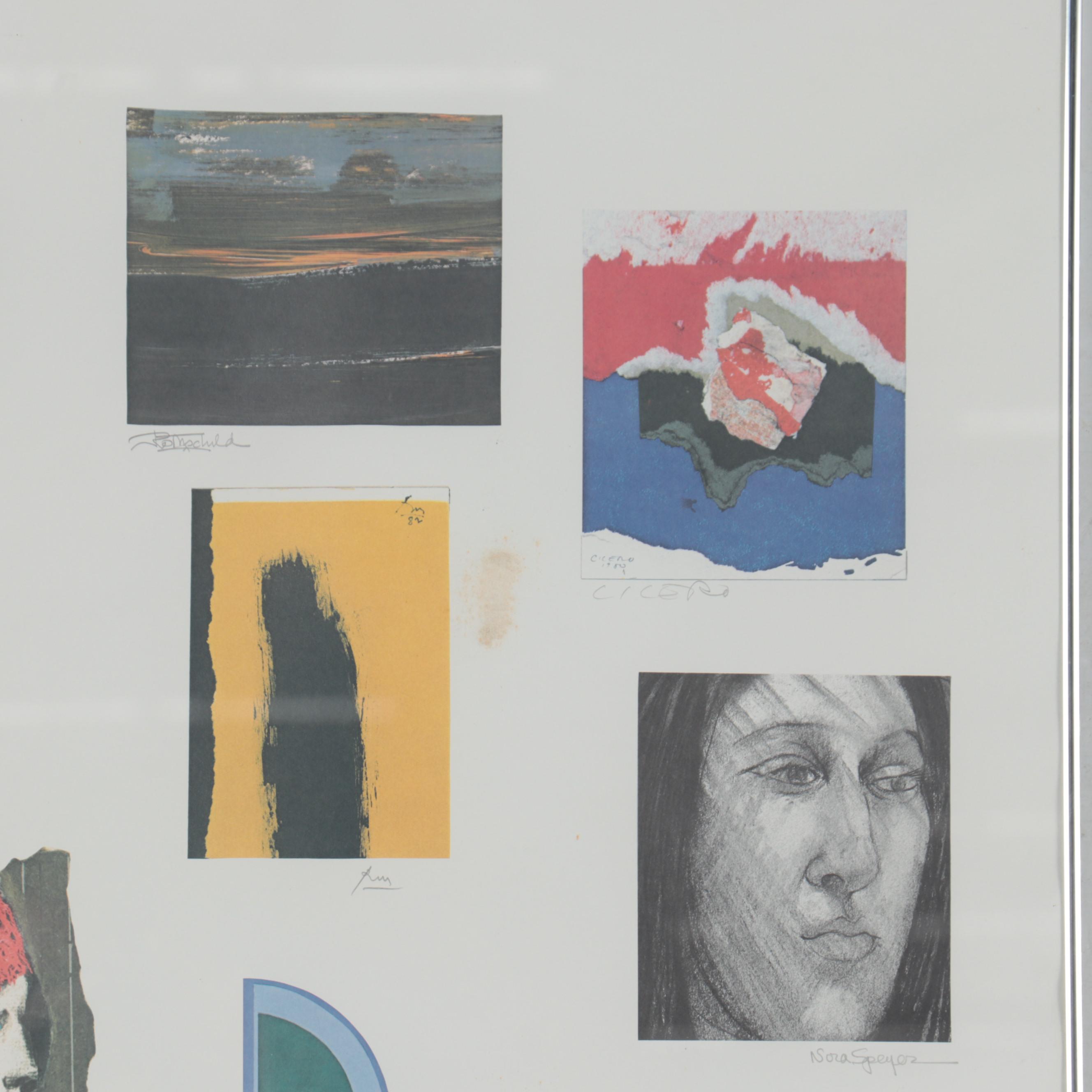 Long Point Gallery Offset Lithograph Exhibition Poster, 1982