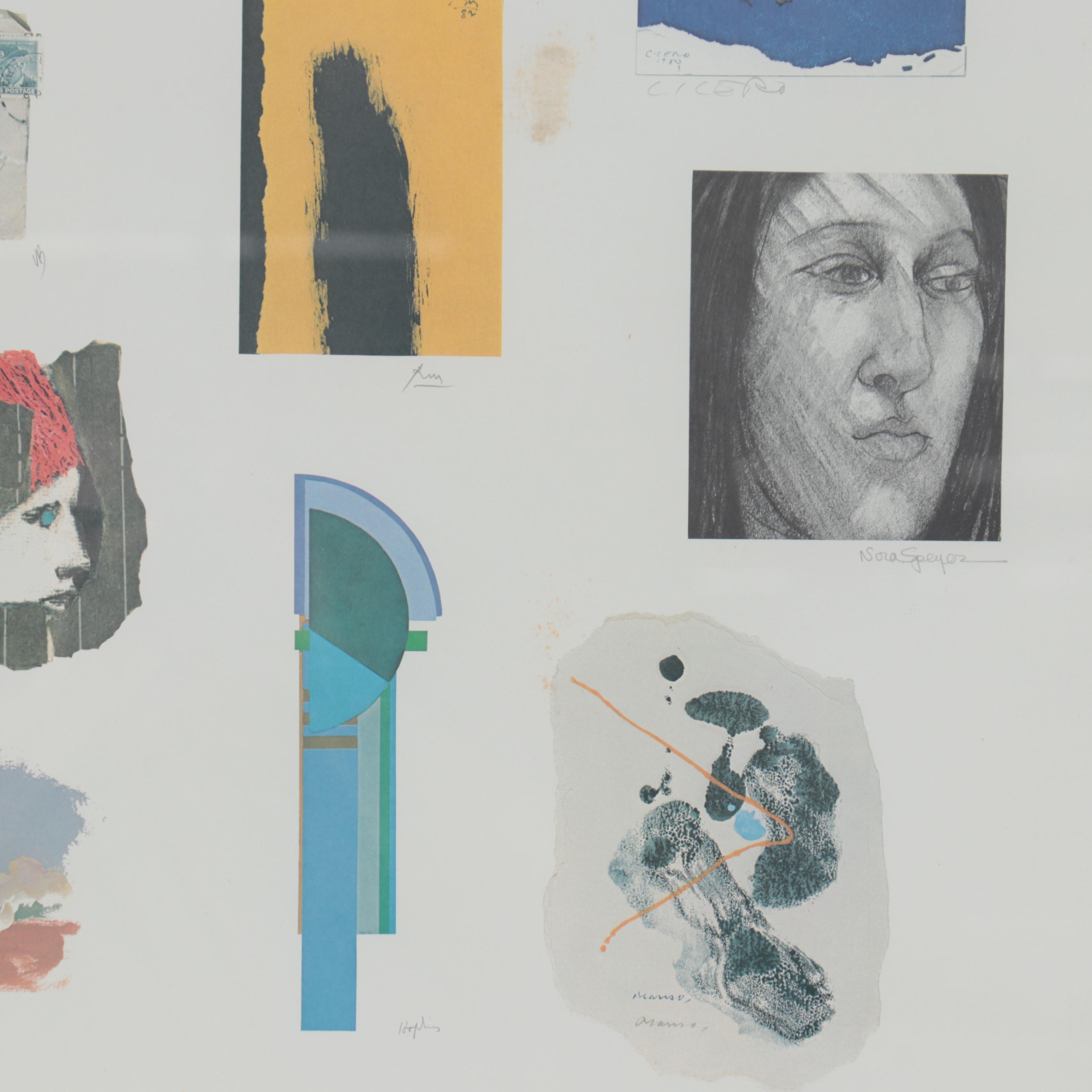 Long Point Gallery Offset Lithograph Exhibition Poster, 1982