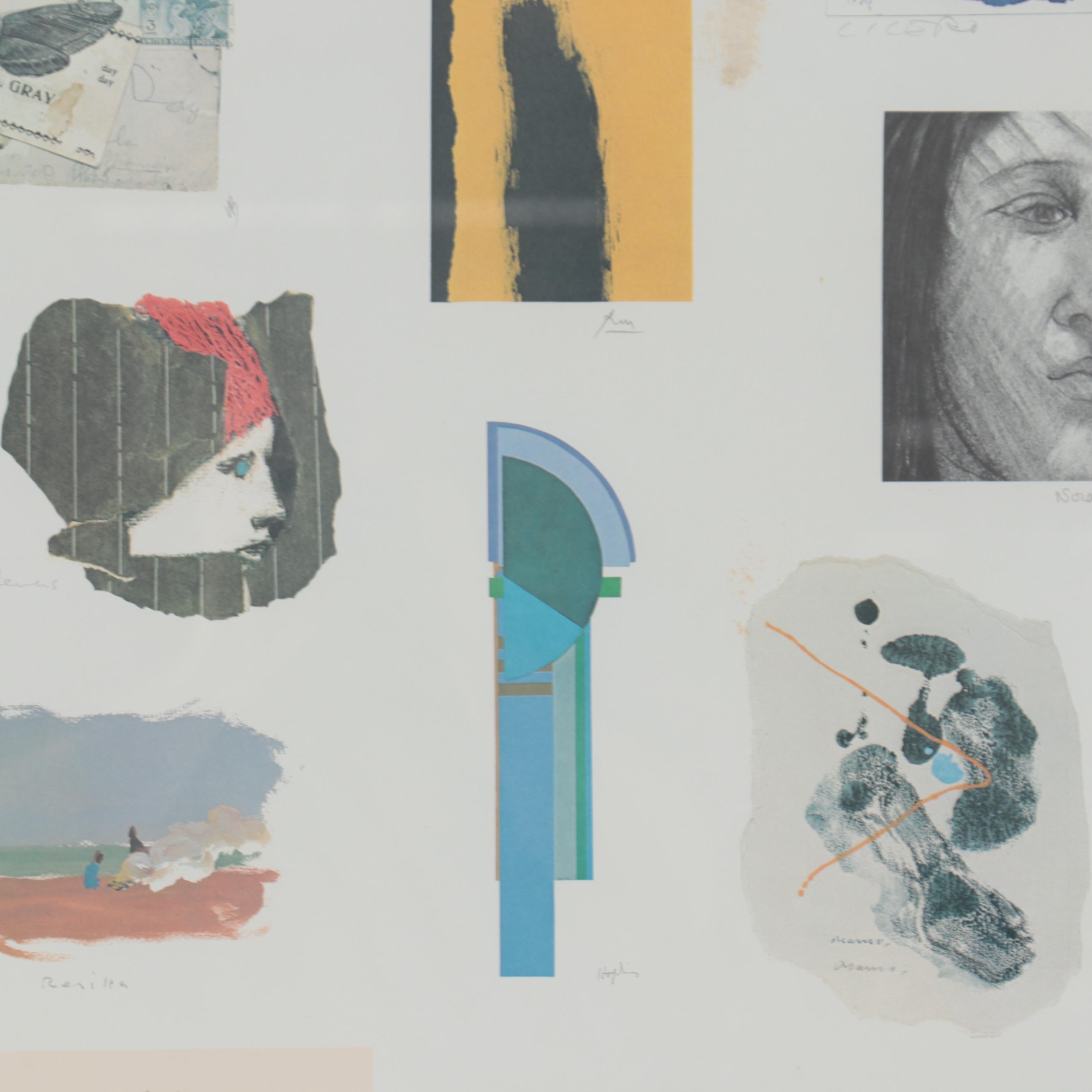 Long Point Gallery Offset Lithograph Exhibition Poster, 1982