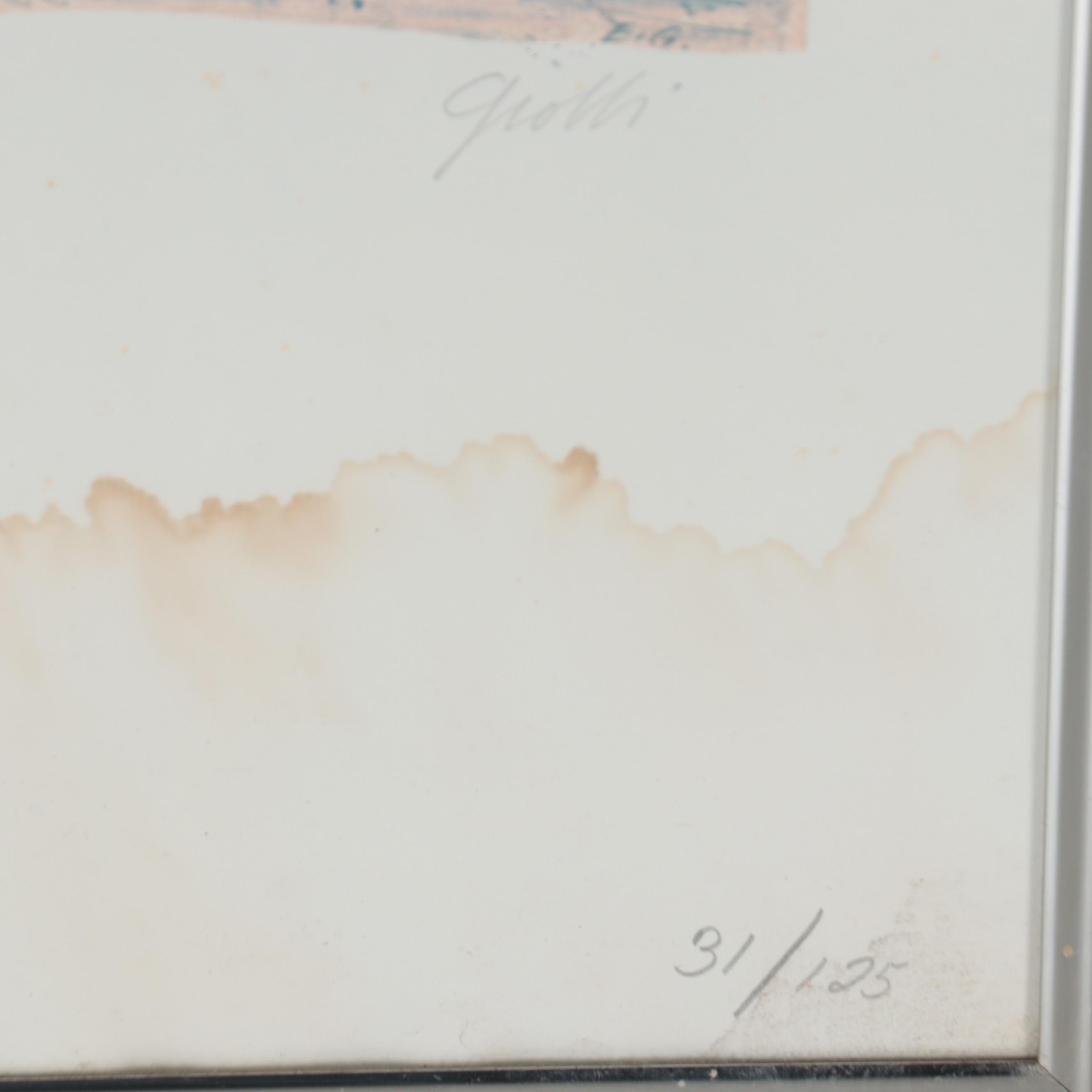 Long Point Gallery Offset Lithograph Exhibition Poster, 1982