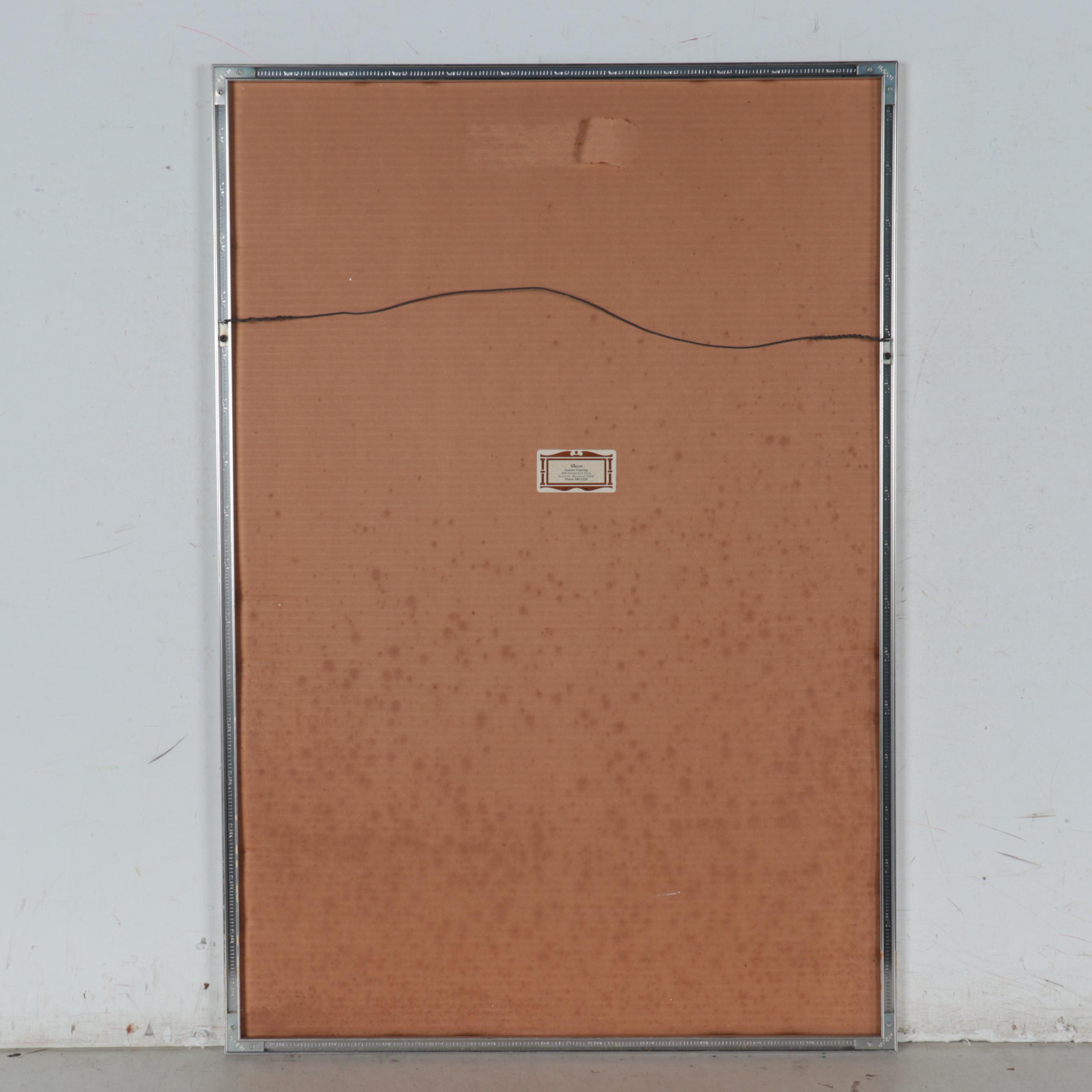 Long Point Gallery Offset Lithograph Exhibition Poster, 1982