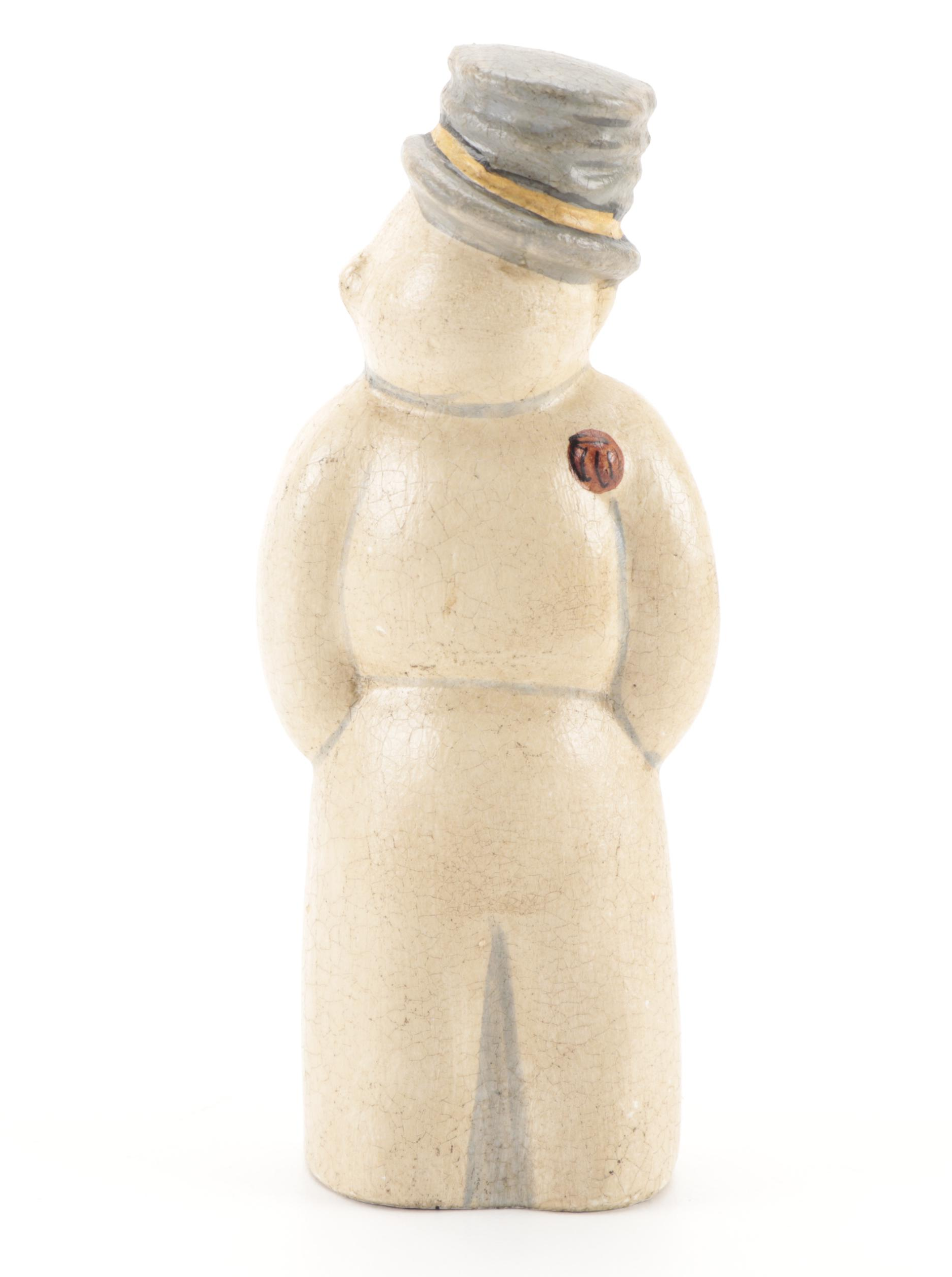 Vaillancourt Folk Art and Walnut Ridge Collectibles Chalkware Santa Figurines