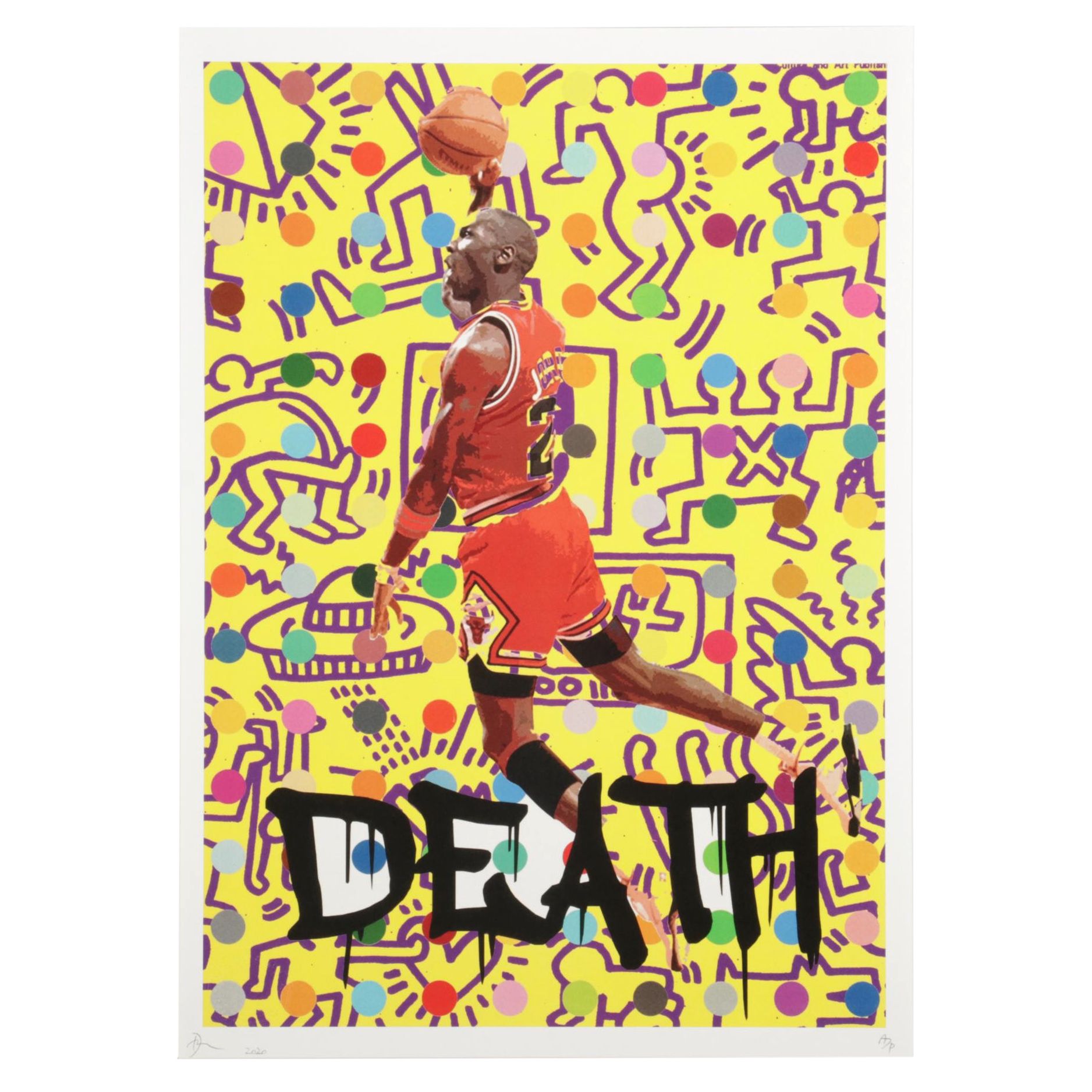 Death NYC Michael Jordan Pop Art Graphic Print, 2020