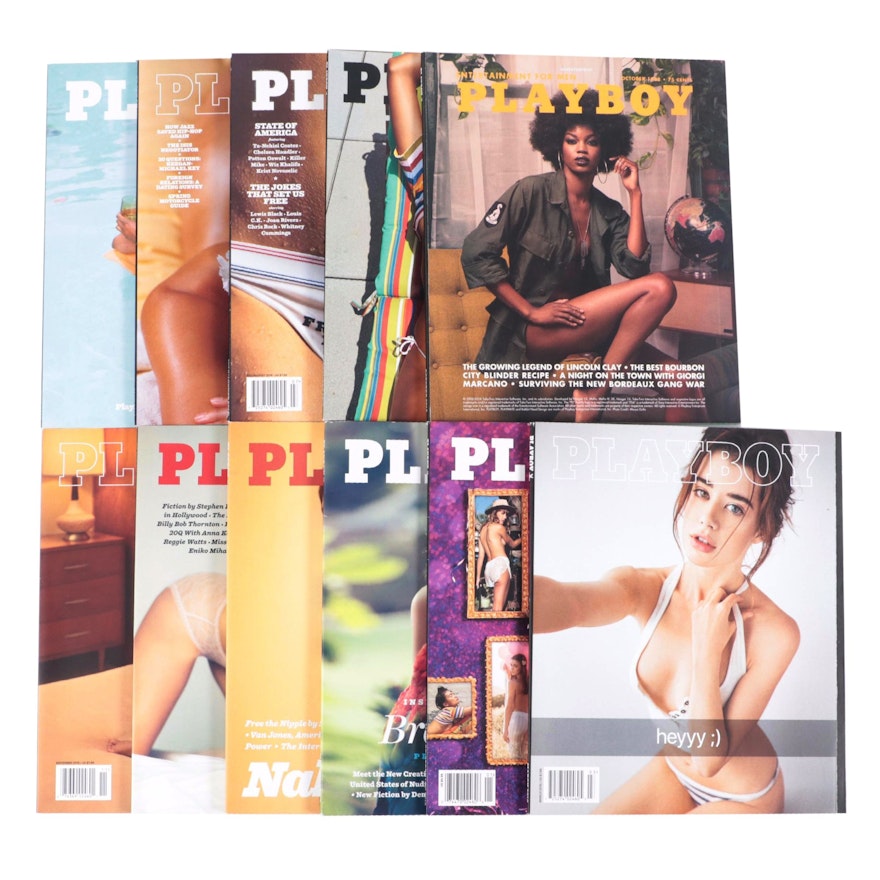 "Playboy" Magazines Featuring Playmate of the Year 2016 and More