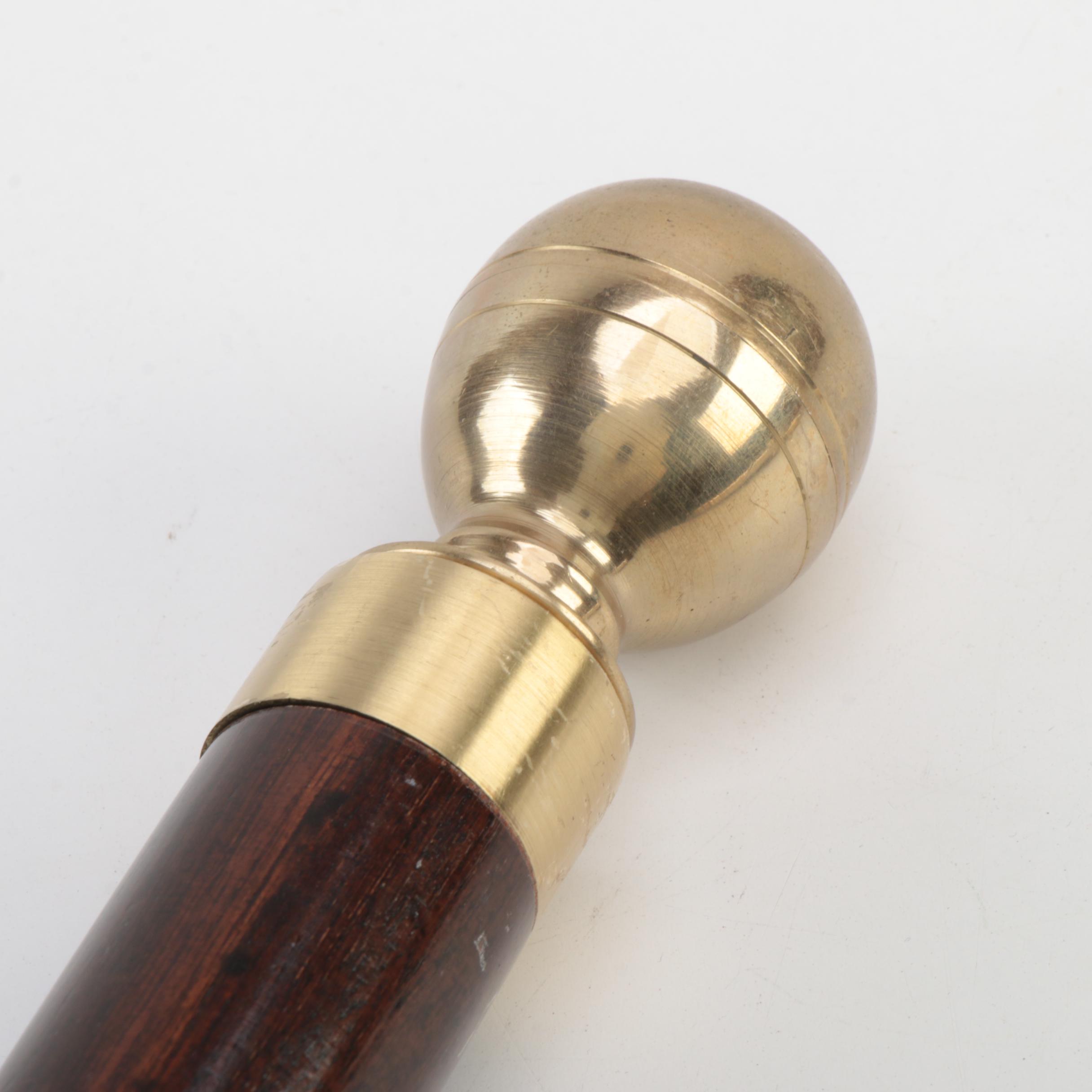 Keuffel & Esser Compass Cane with Eagle Head and Brass Ball Walking Sticks