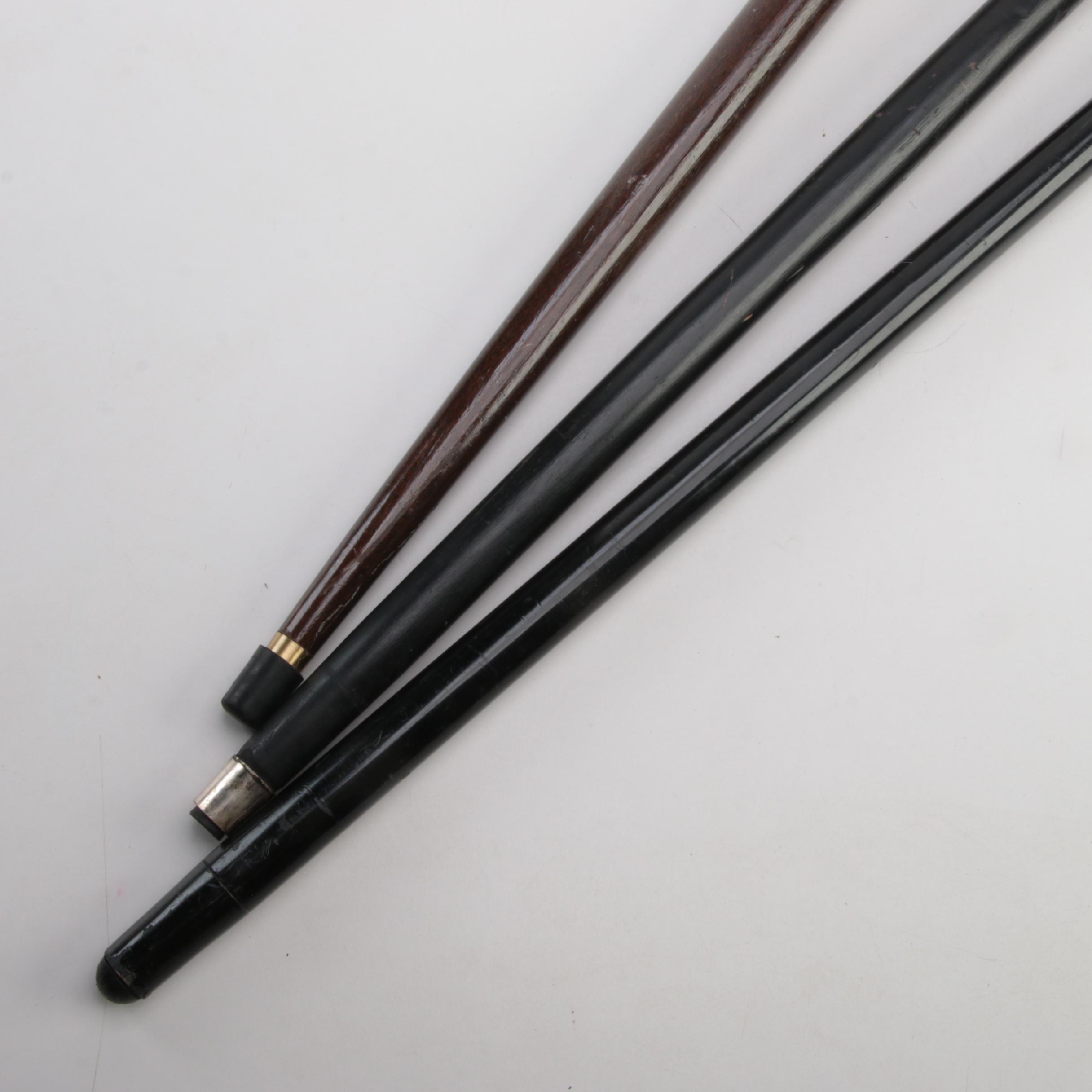 Keuffel & Esser Compass Cane with Eagle Head and Brass Ball Walking Sticks