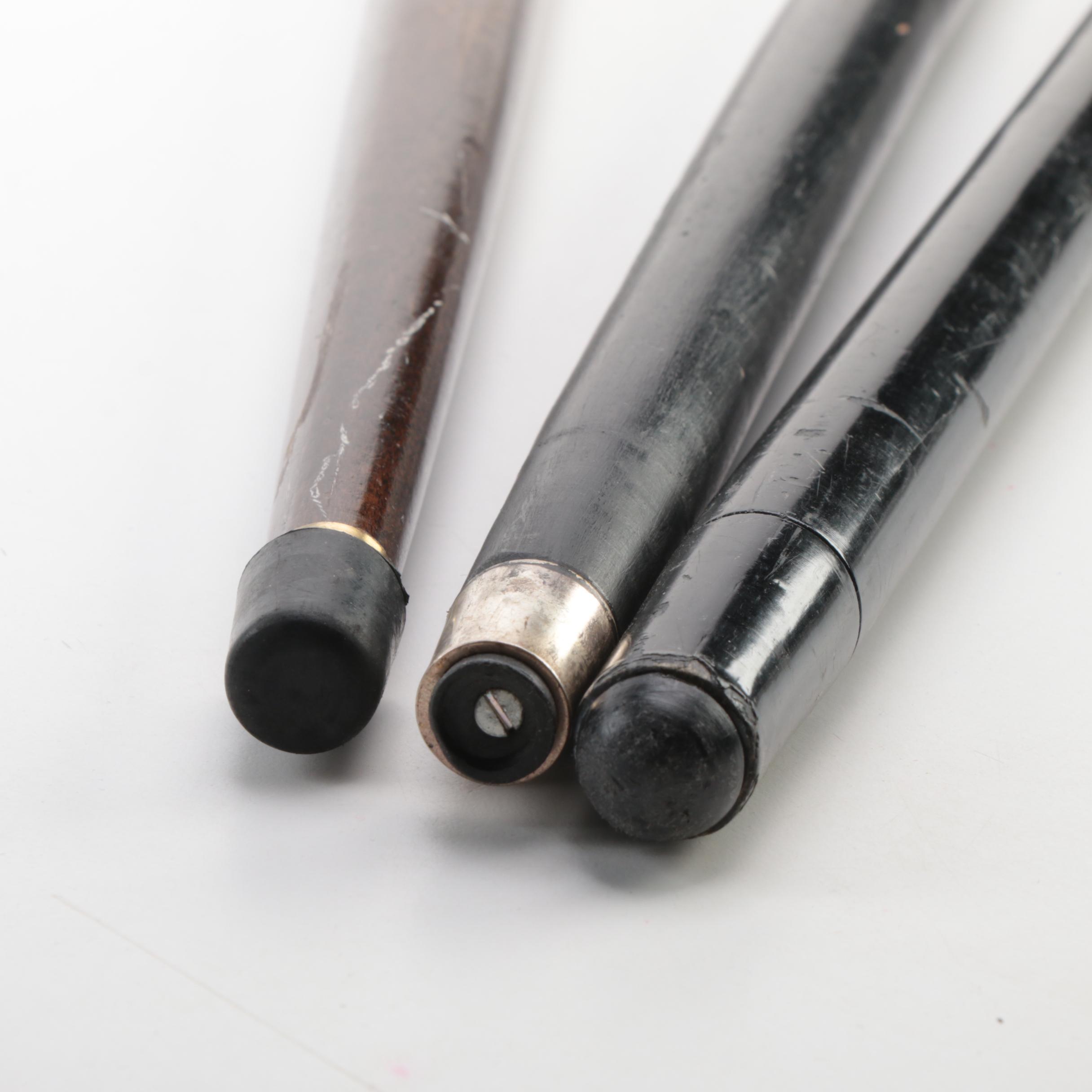 Keuffel & Esser Compass Cane with Eagle Head and Brass Ball Walking Sticks