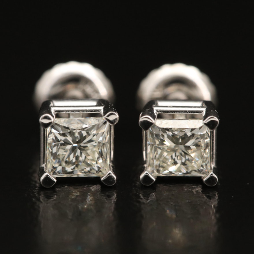 14K 0.66 CTW Diamond Stud Earrings