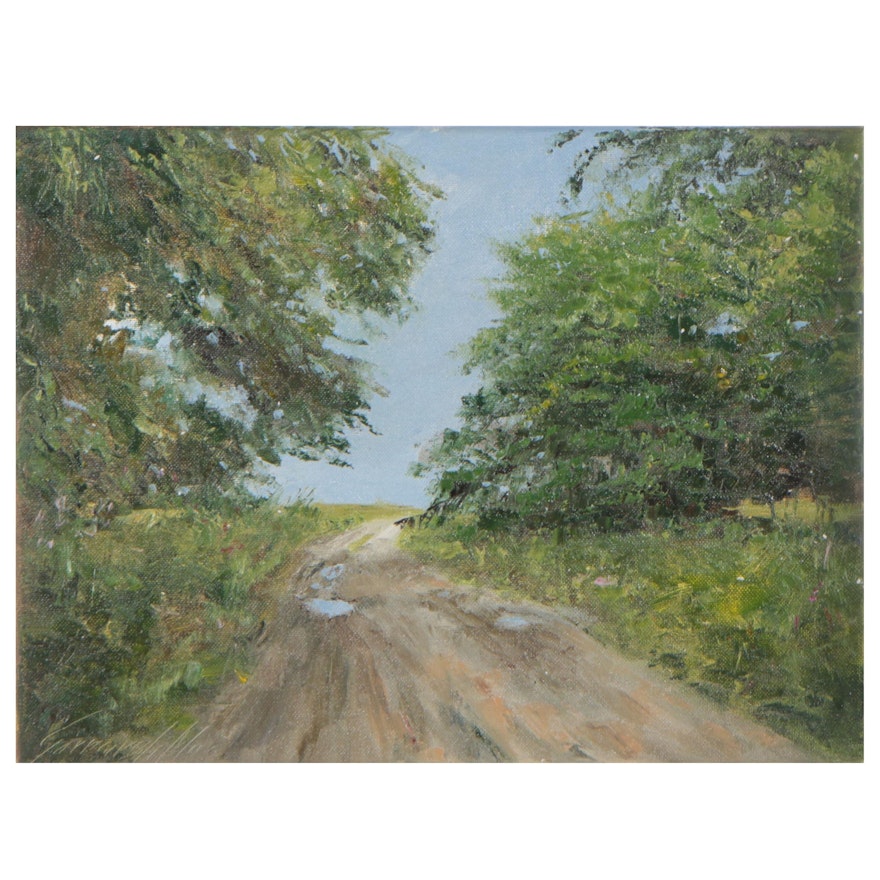 Garncarek Aleksander Oil Painting "Road," 2021
