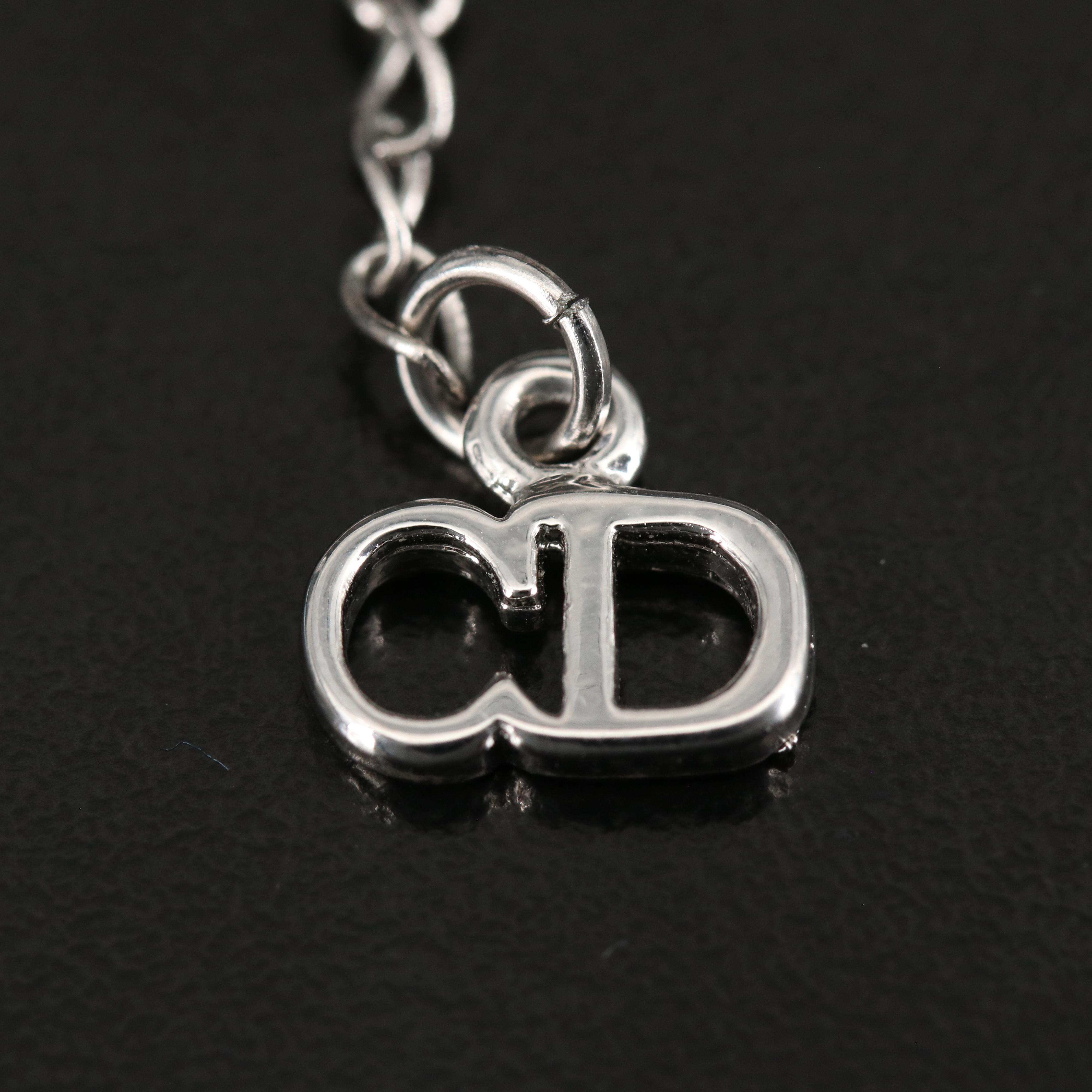 Christian Dior Mesh Logo Choker