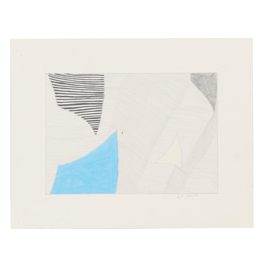 Lawton Orchard Abstract Drawing, 2013