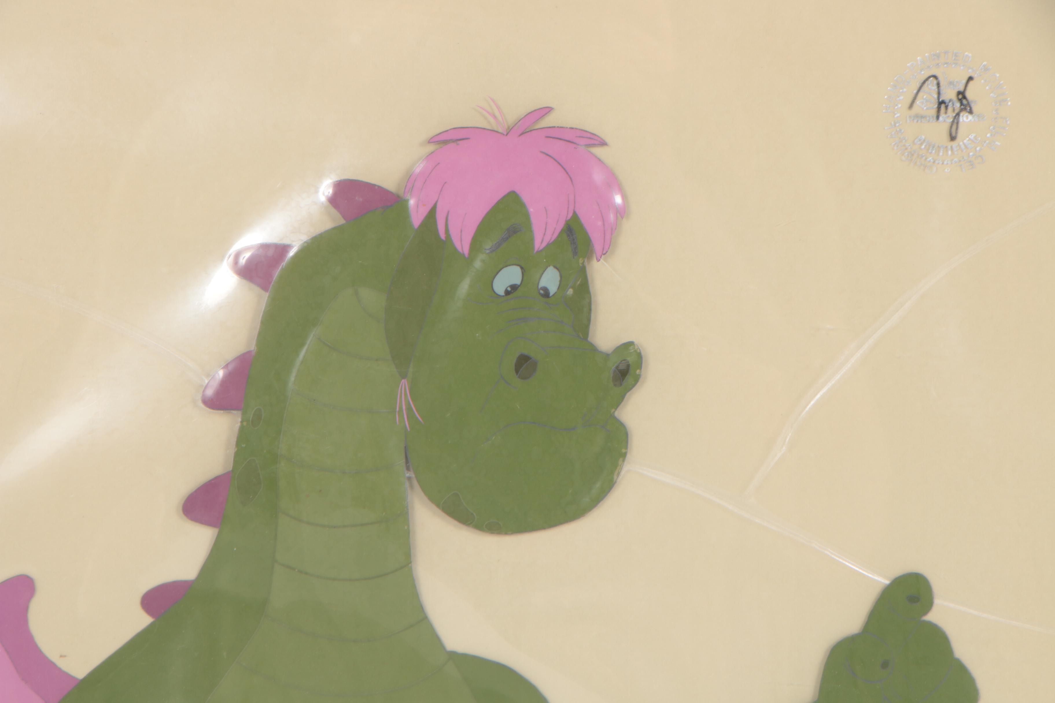 Disney "Pete's Dragon" Production Cel of Elliott, 1977