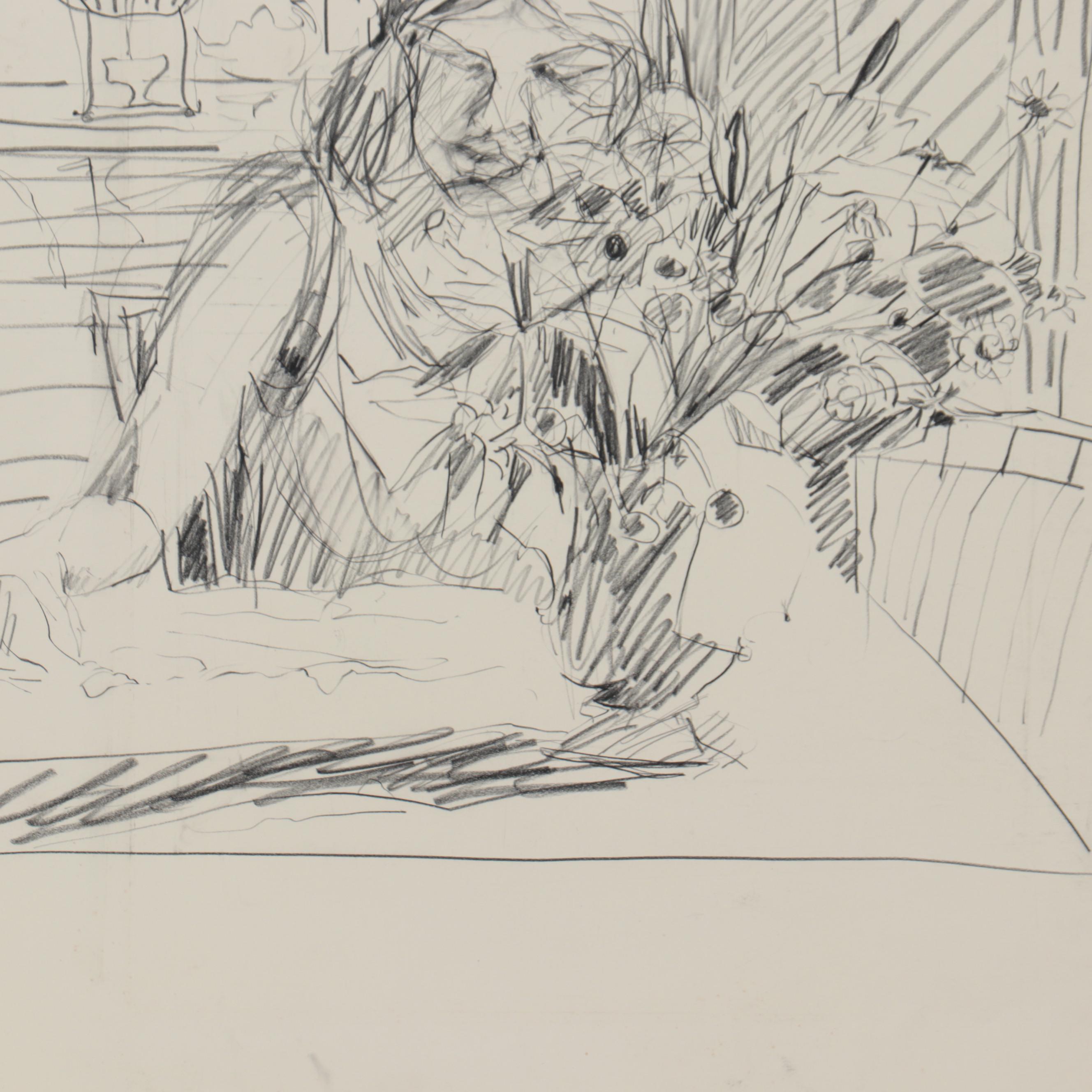 Betty Kavun Drawings, Late 20th Century