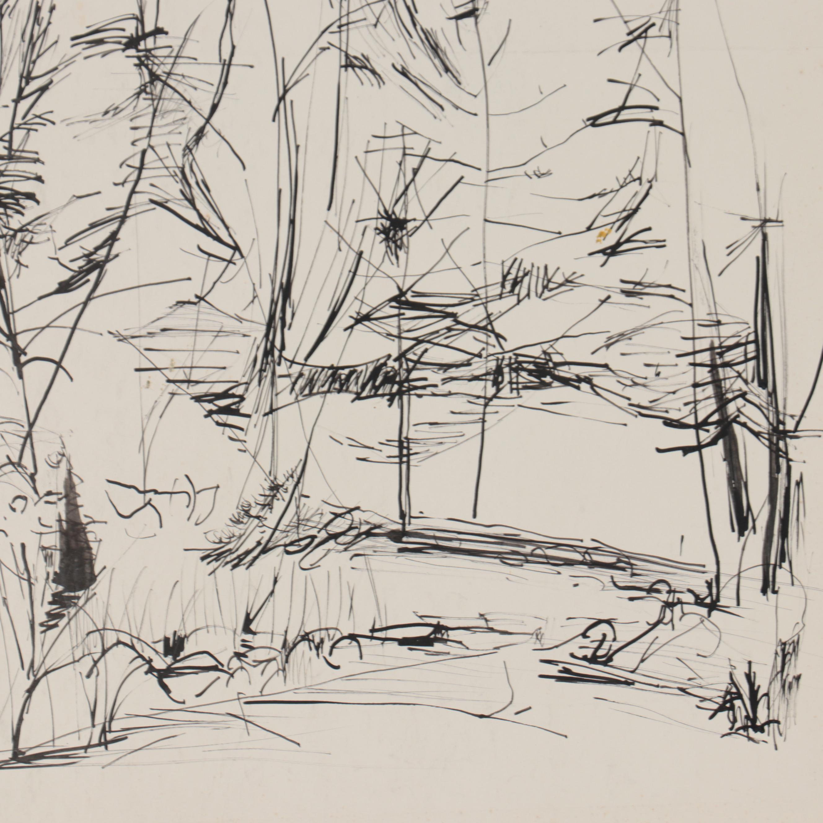 Betty Kavun Drawings, Late 20th Century