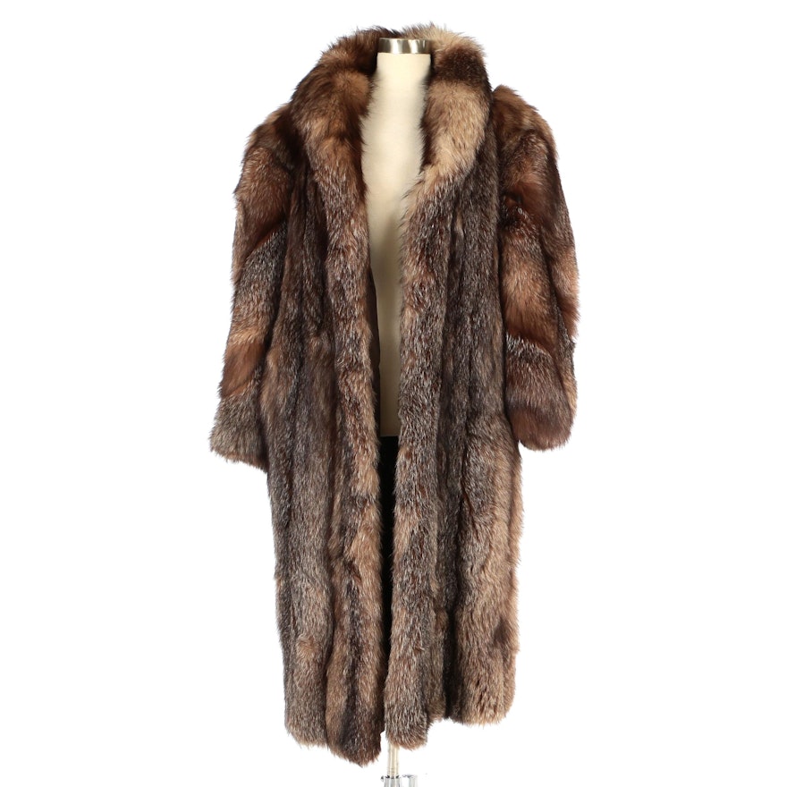 Crystal Fox Fur Coat from Kotsovos