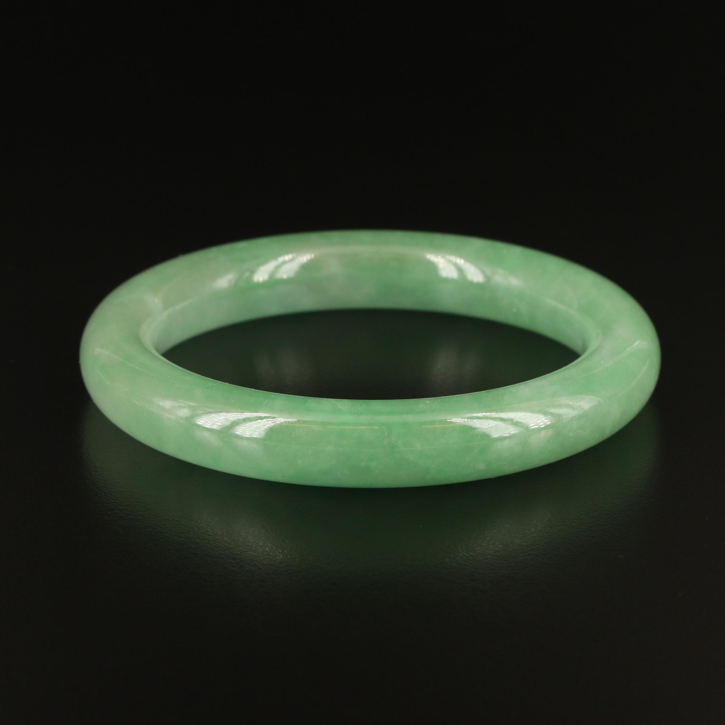 Jadeite Hololith Bangle