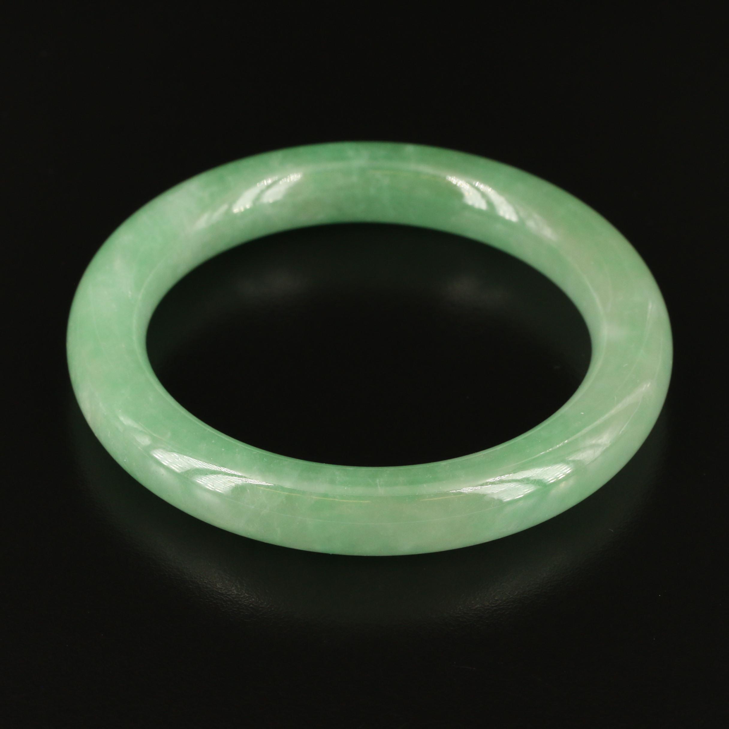 Jadeite Hololith Bangle