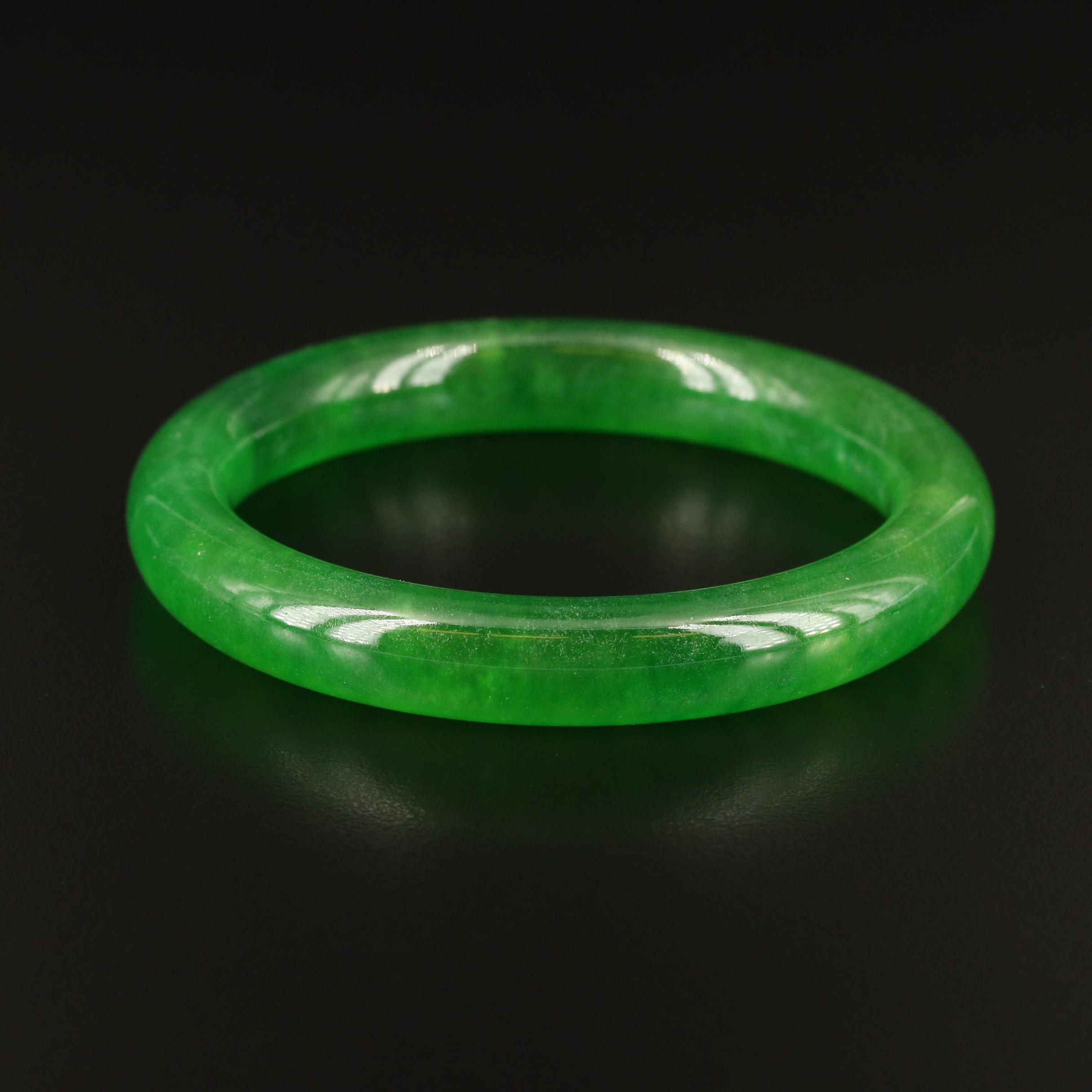 Jadeite Hololith Bangle