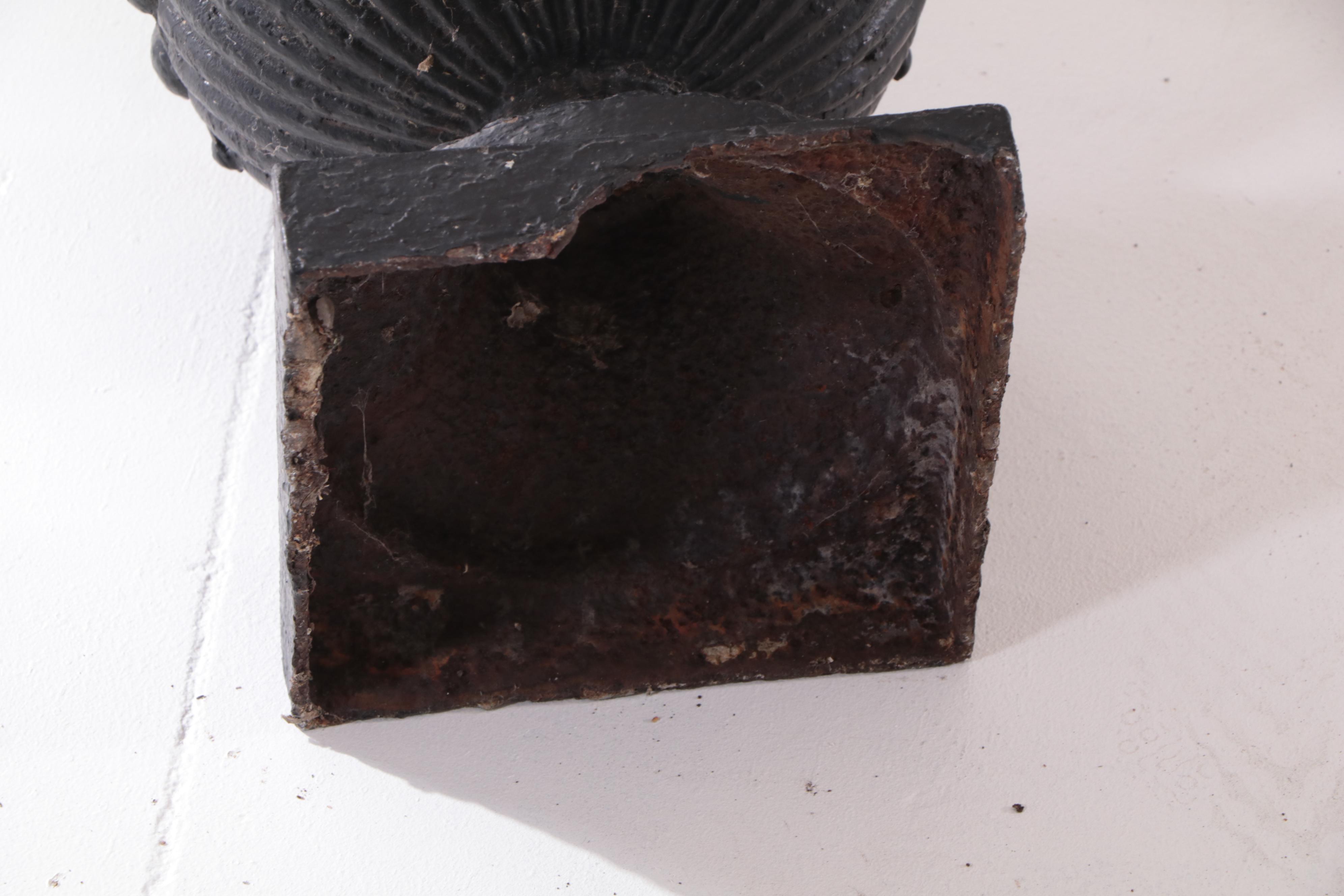 Victorian Architectural Salvage Cast Iron Post Toppers and Finial