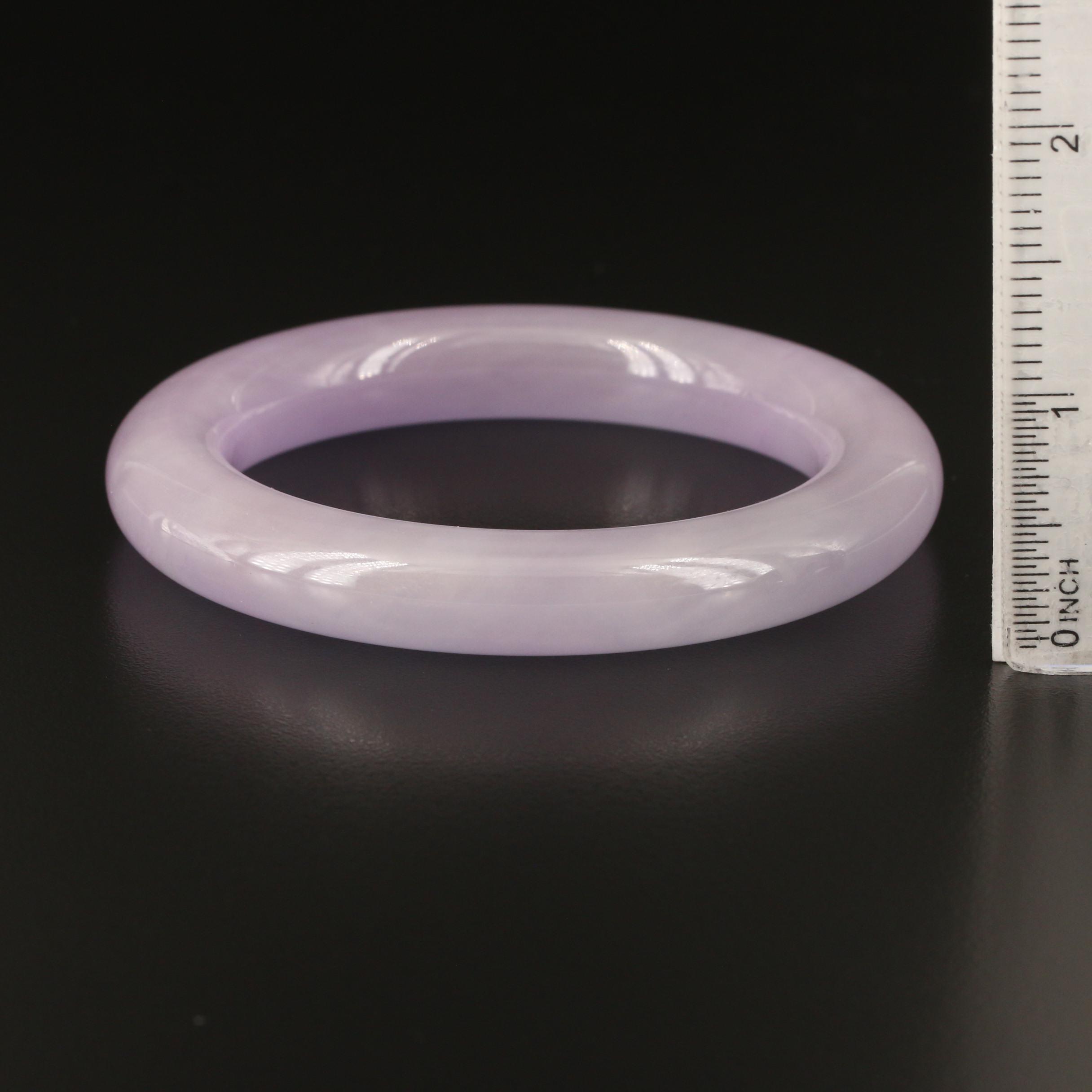 Jadeite Hololith Bangle