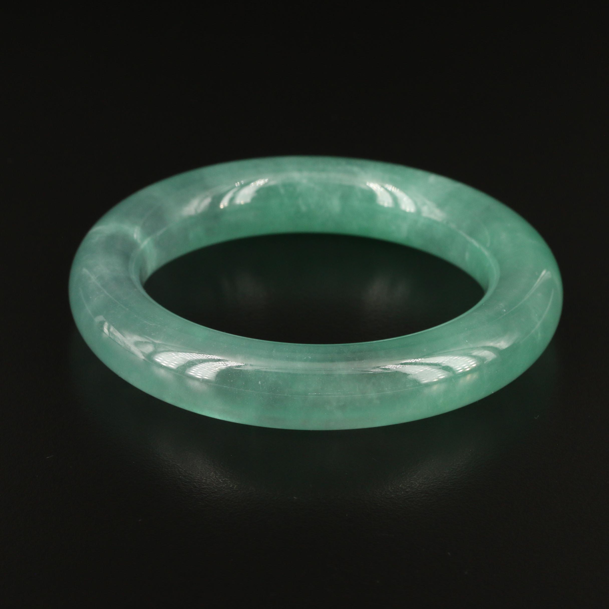 Jadeite Hololith Bangle