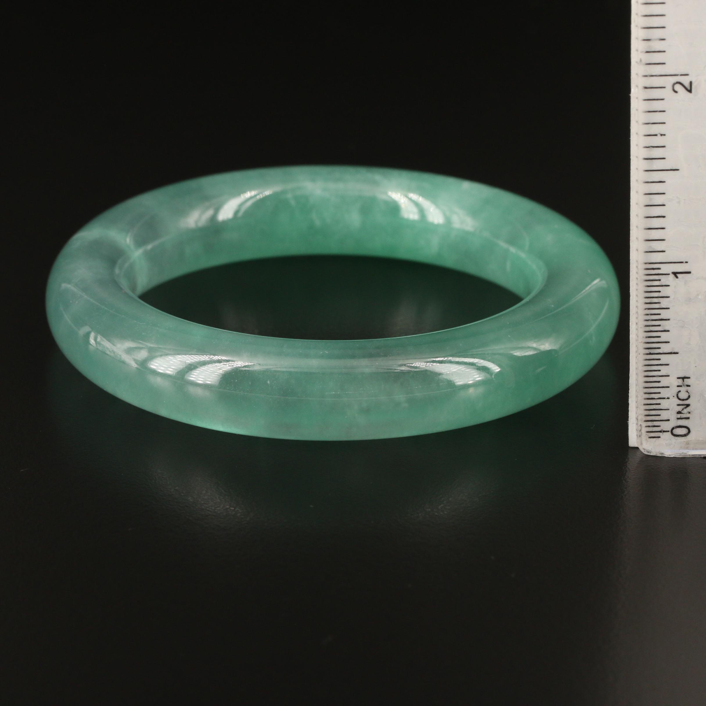 Jadeite Hololith Bangle
