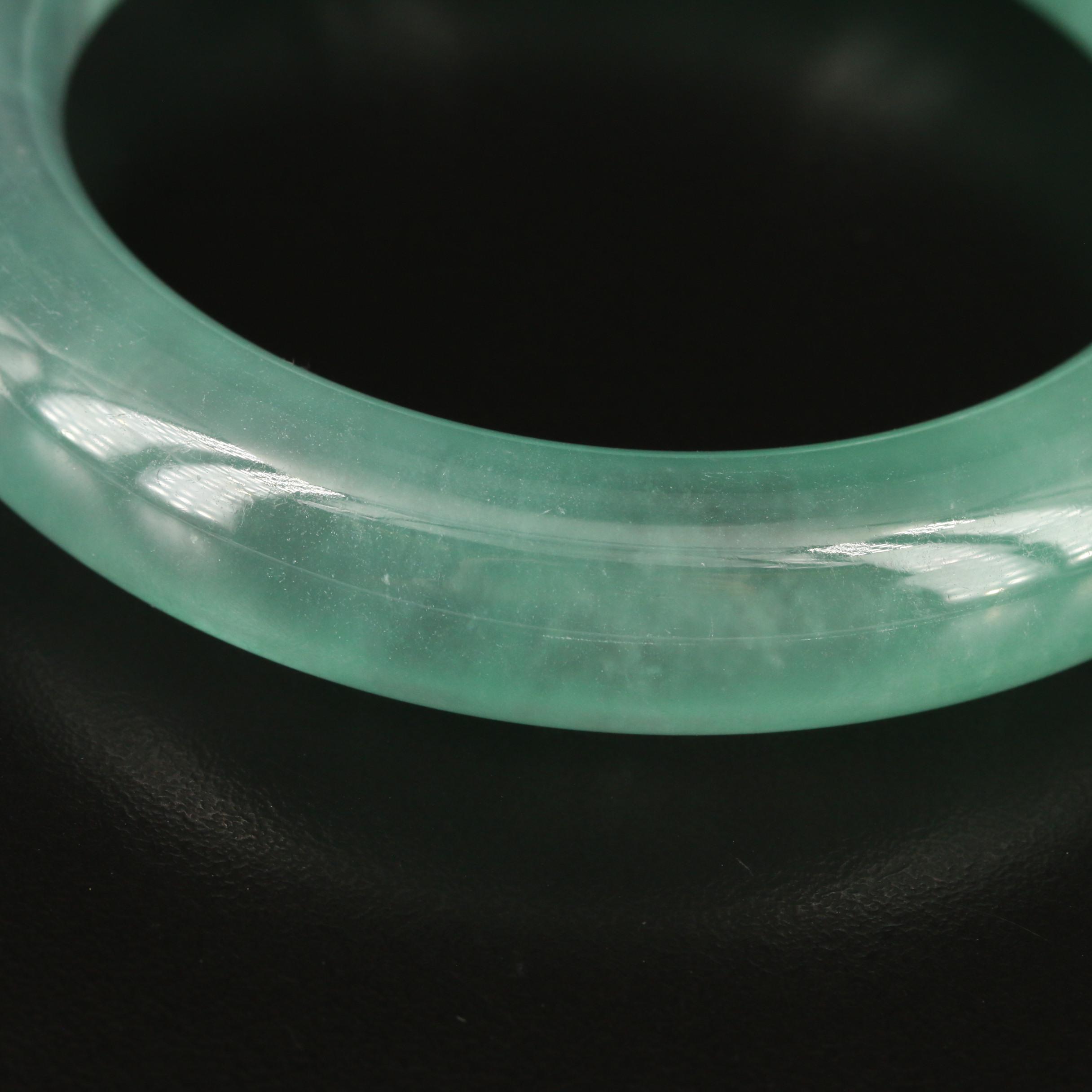 Jadeite Hololith Bangle