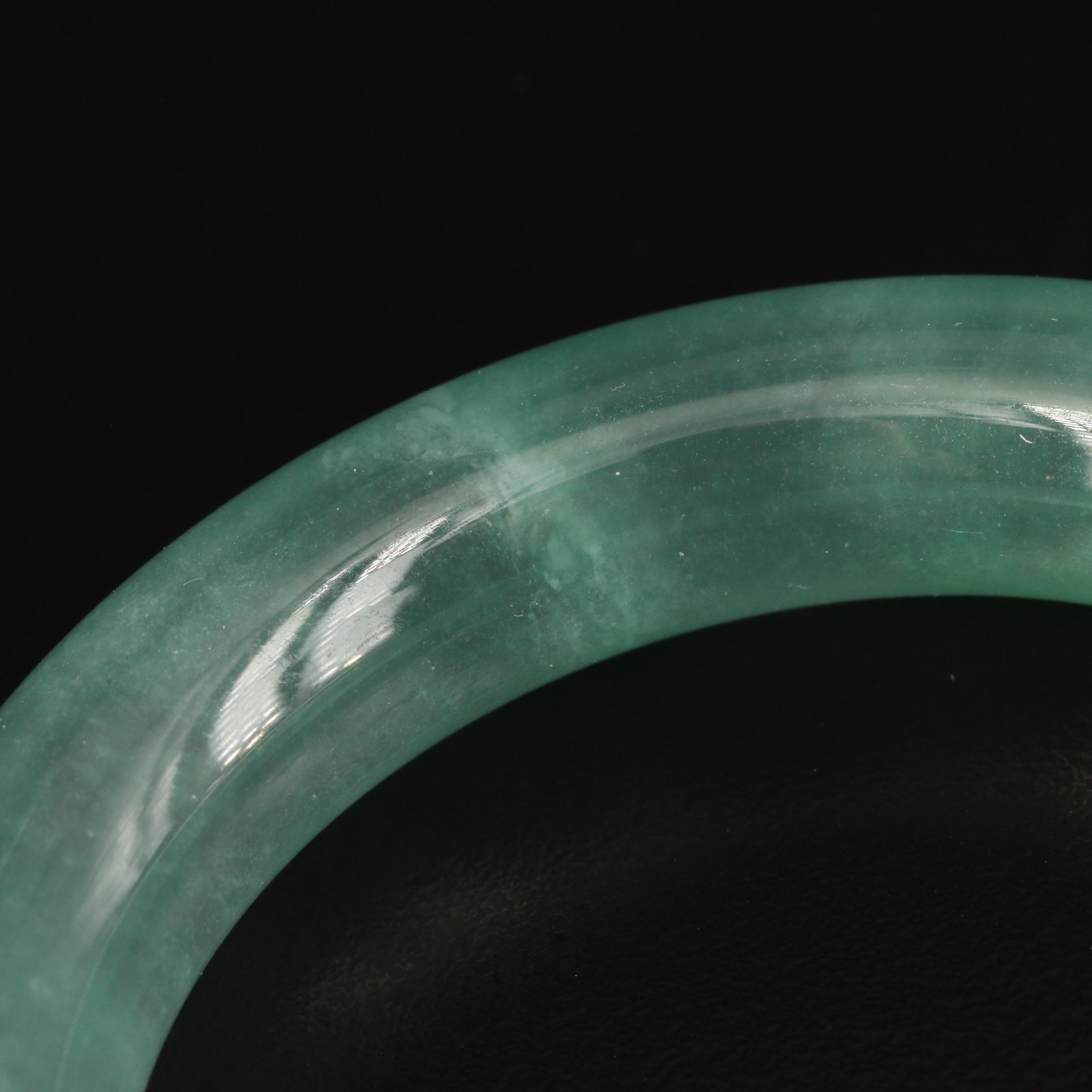 Jadeite Hololith Bangle