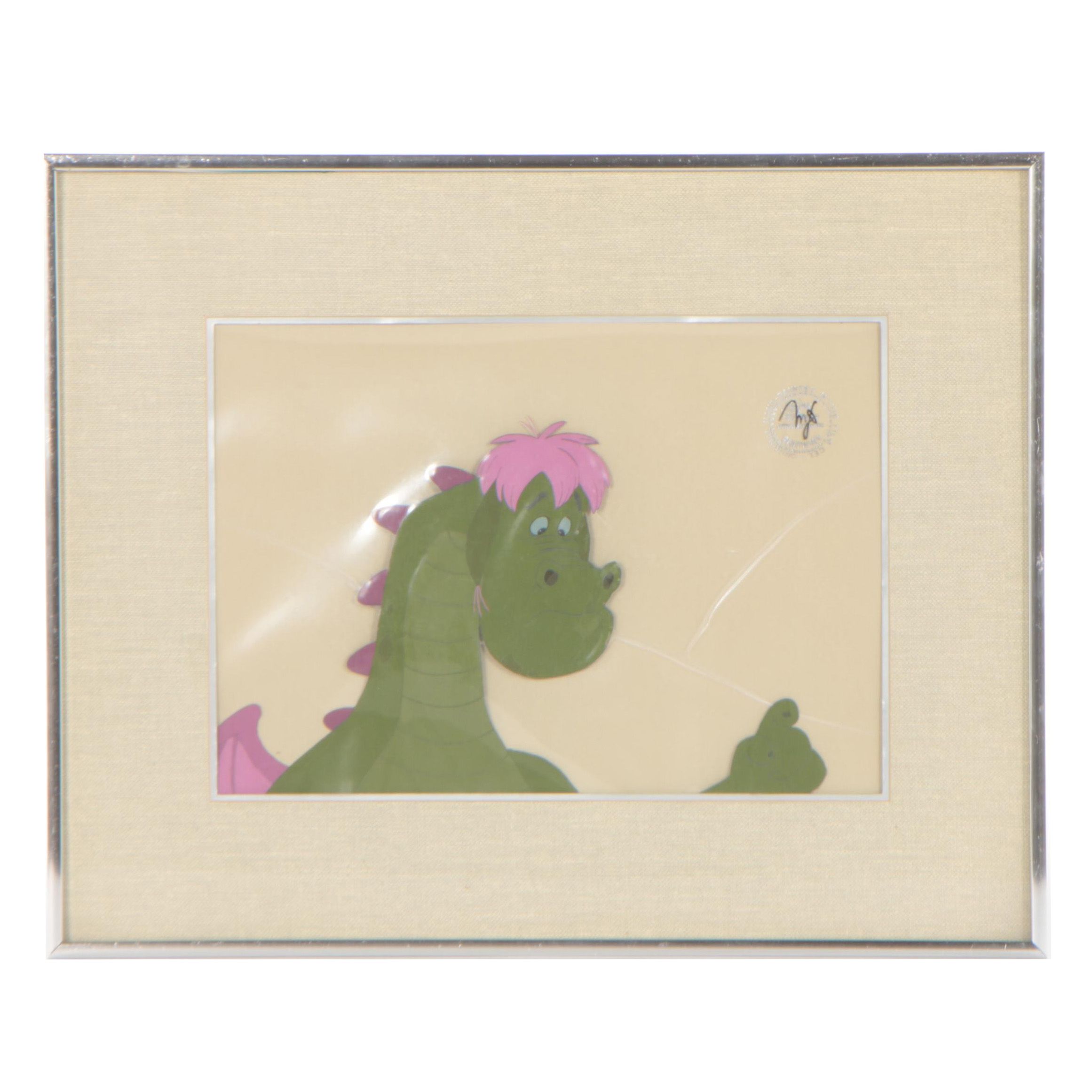Disney "Pete's Dragon" Production Cel of Elliott, 1977