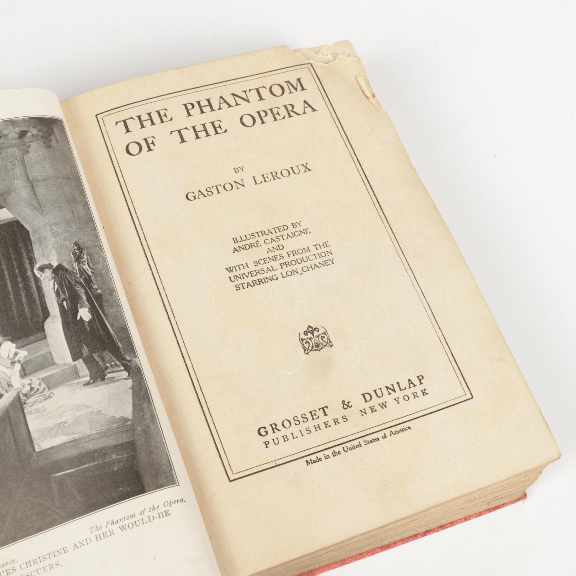 "The Phantom of the Opera" by Gaston Leroux