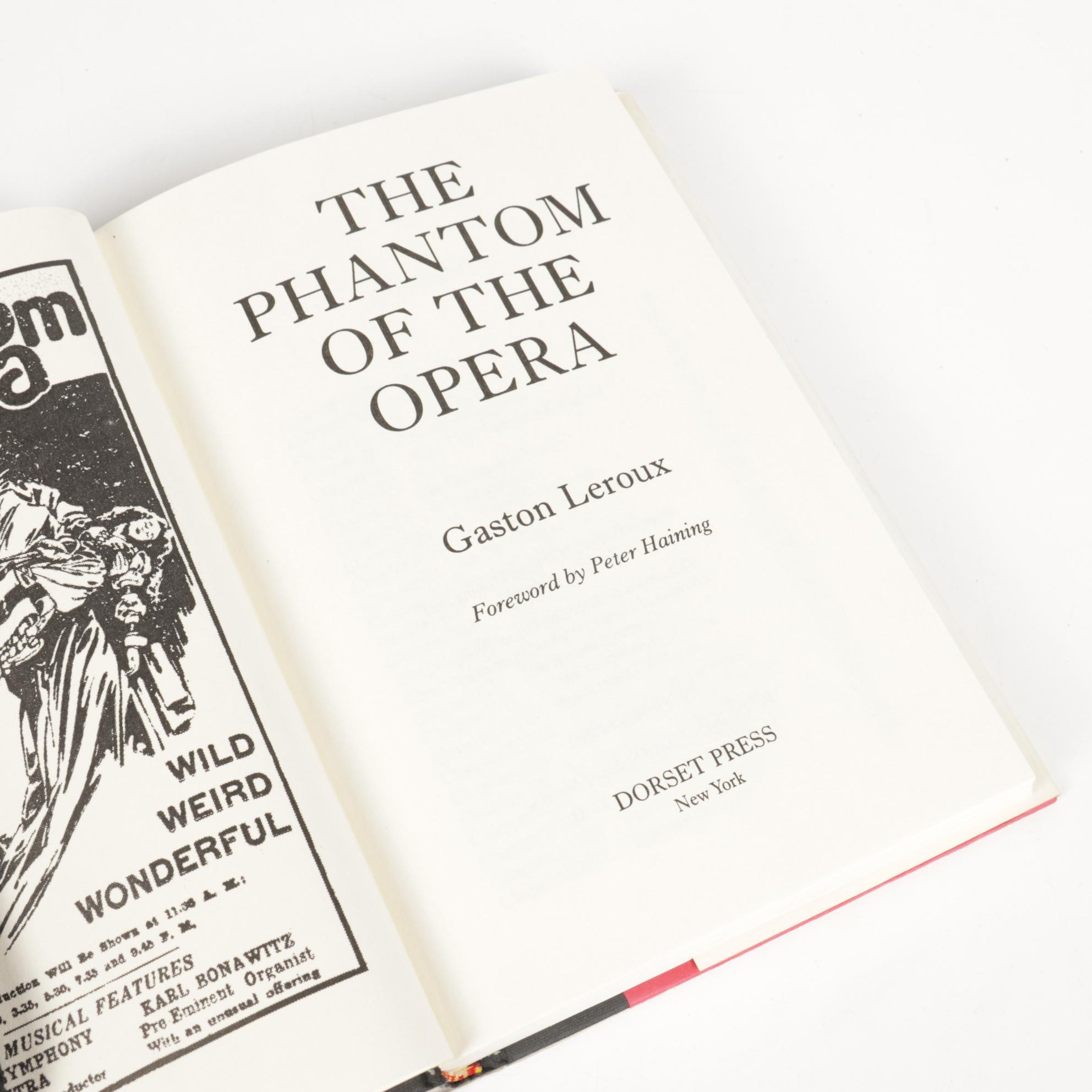 "The Phantom of the Opera" by Gaston Leroux