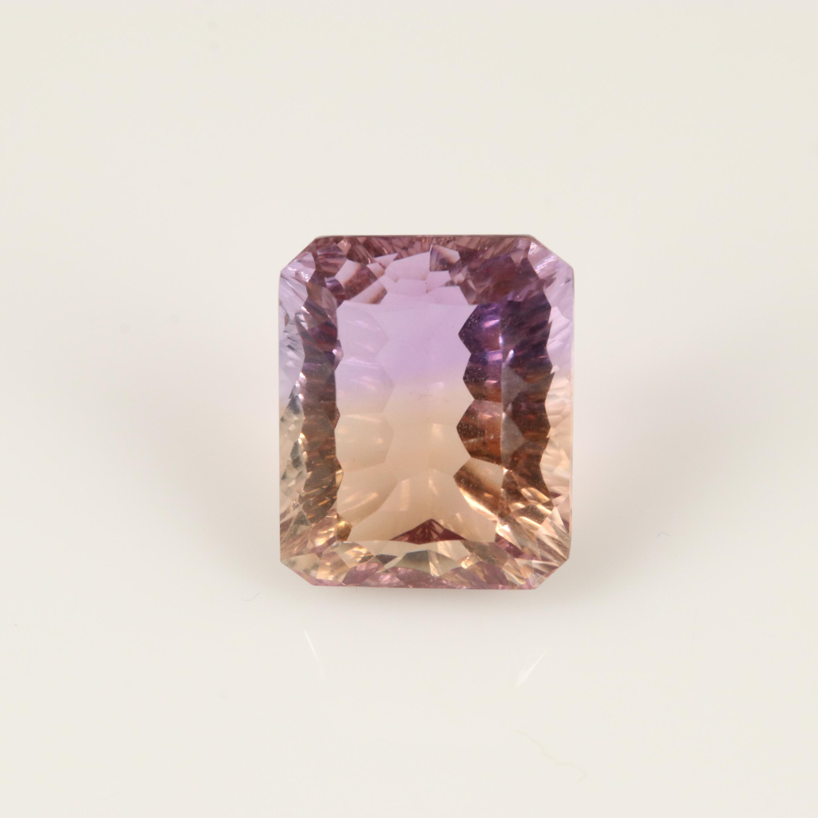 Loose 8.80 CT Fantasy Faceted Ametrine