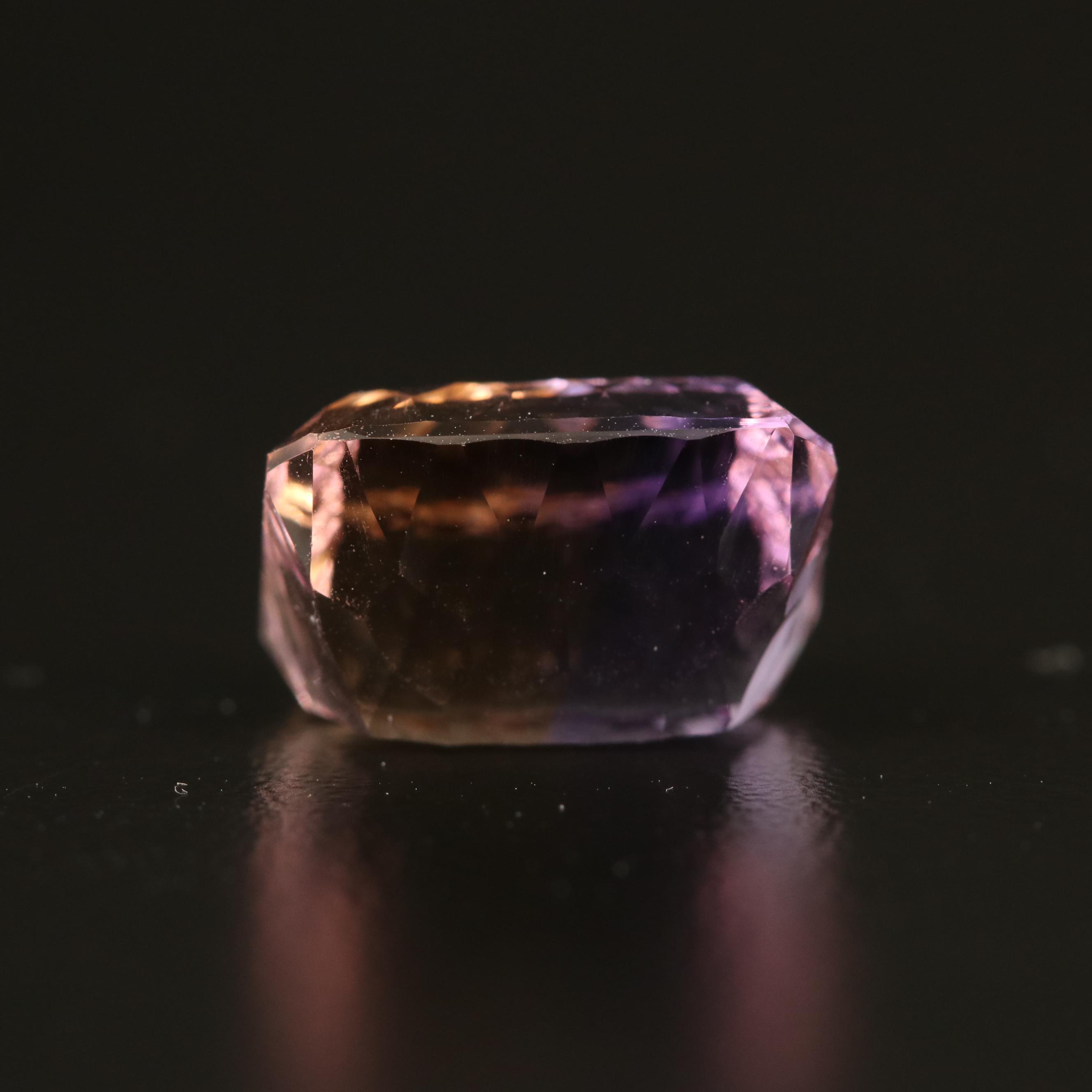 Loose 8.80 CT Fantasy Faceted Ametrine