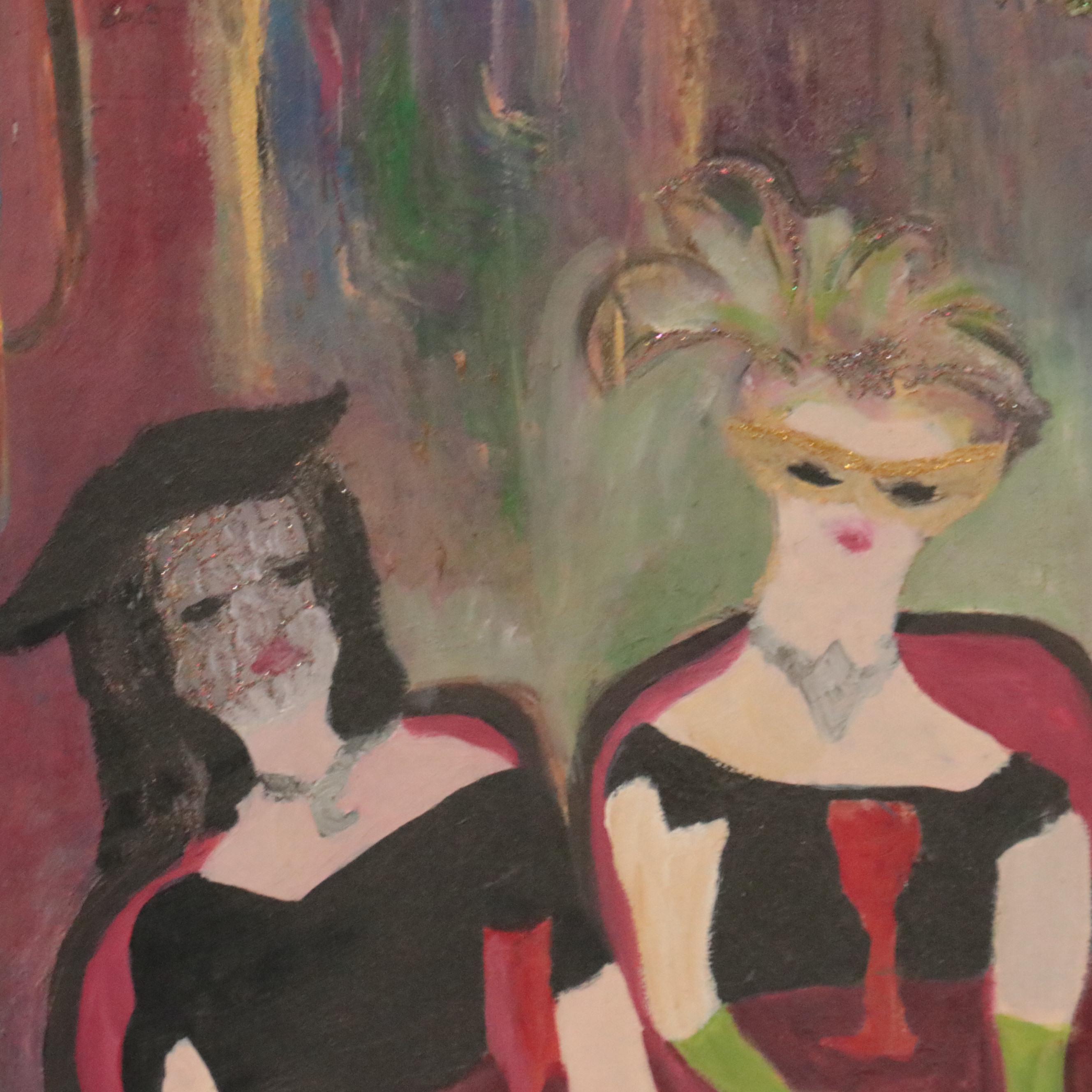 Laura Allgood Oil Painting "The Beginning," 1996