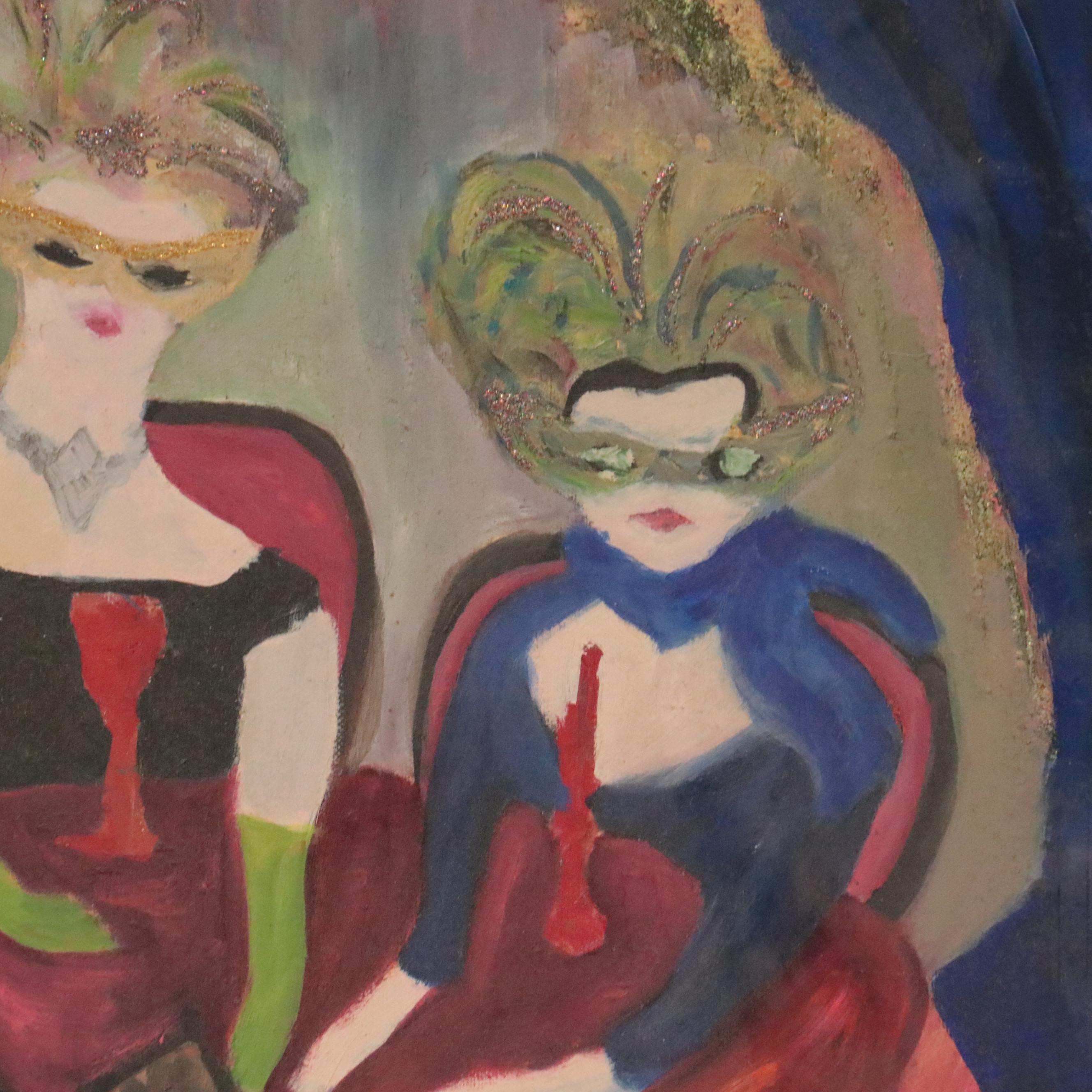 Laura Allgood Oil Painting "The Beginning," 1996