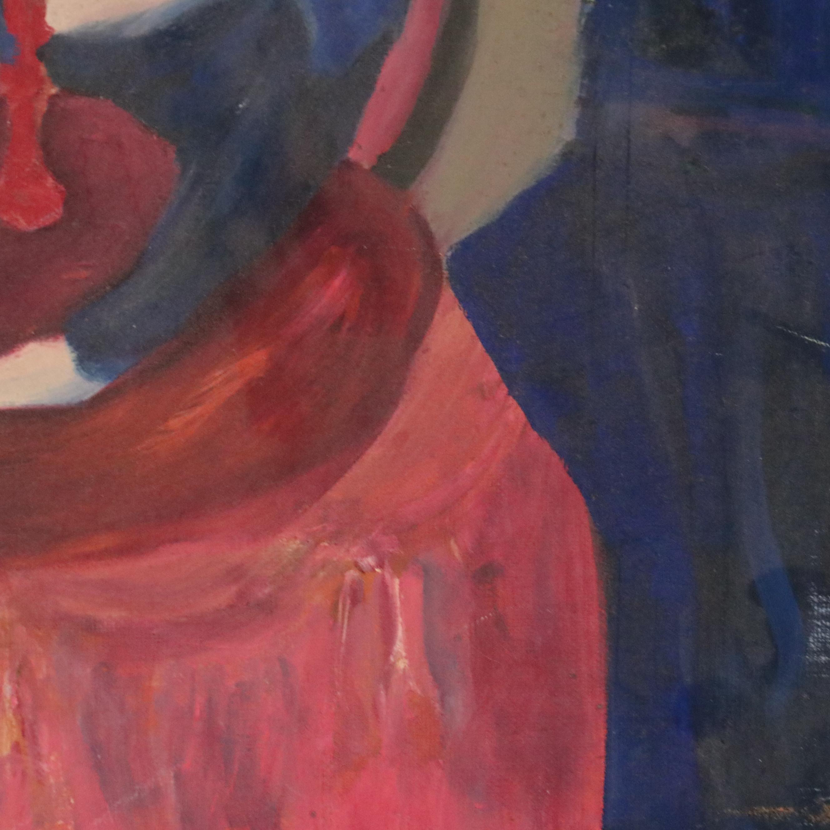 Laura Allgood Oil Painting "The Beginning," 1996