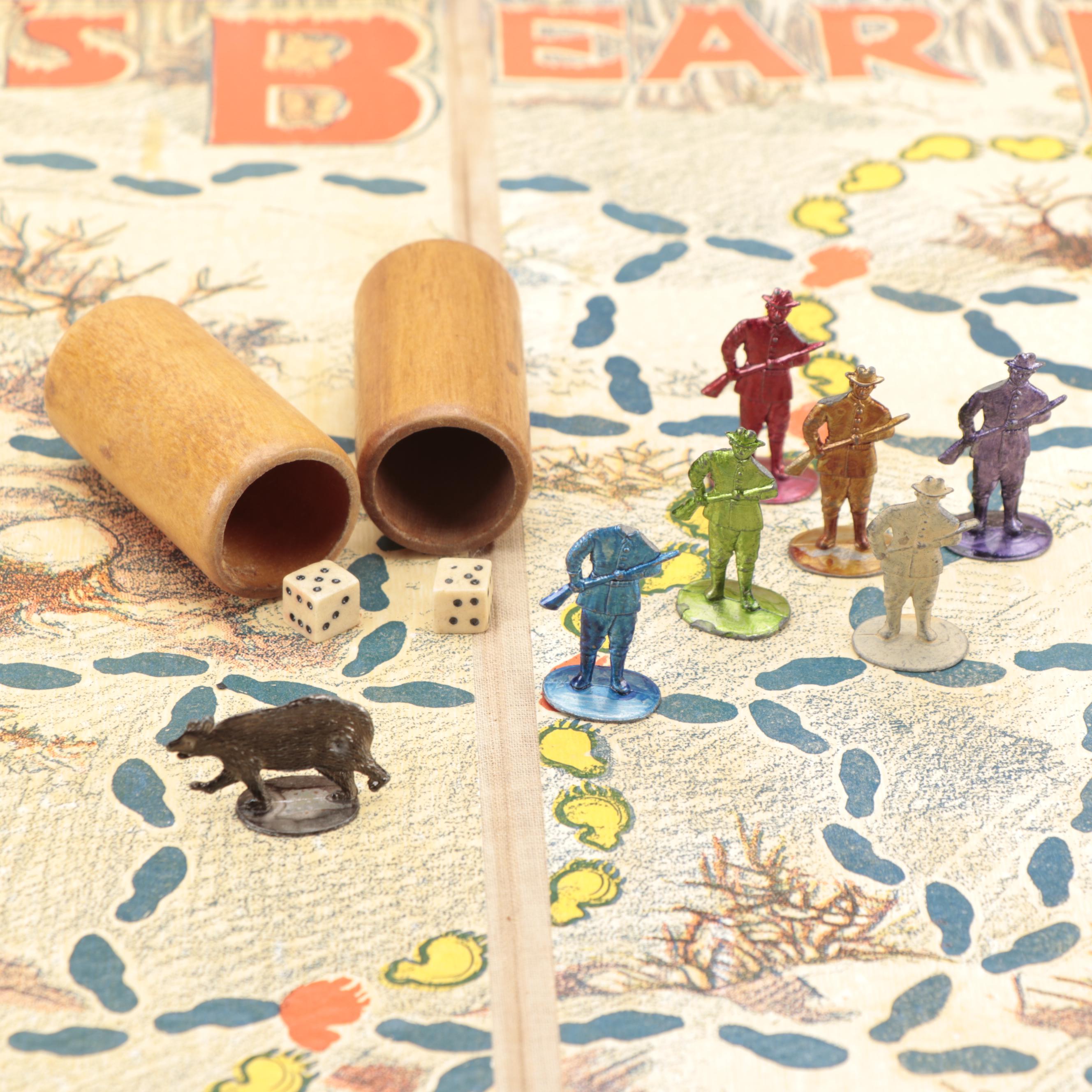 Bowers & Hard Theodore Roosevelt "Teddy's Bear Hunt" Board Game, 1907
