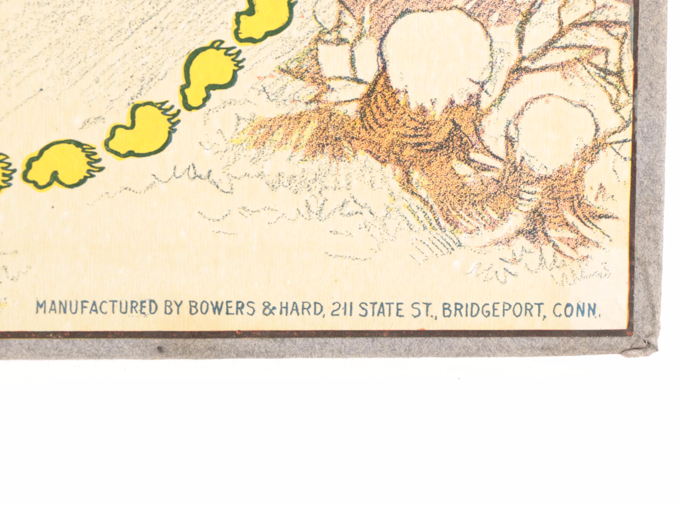 Bowers & Hard Theodore Roosevelt "Teddy's Bear Hunt" Board Game, 1907