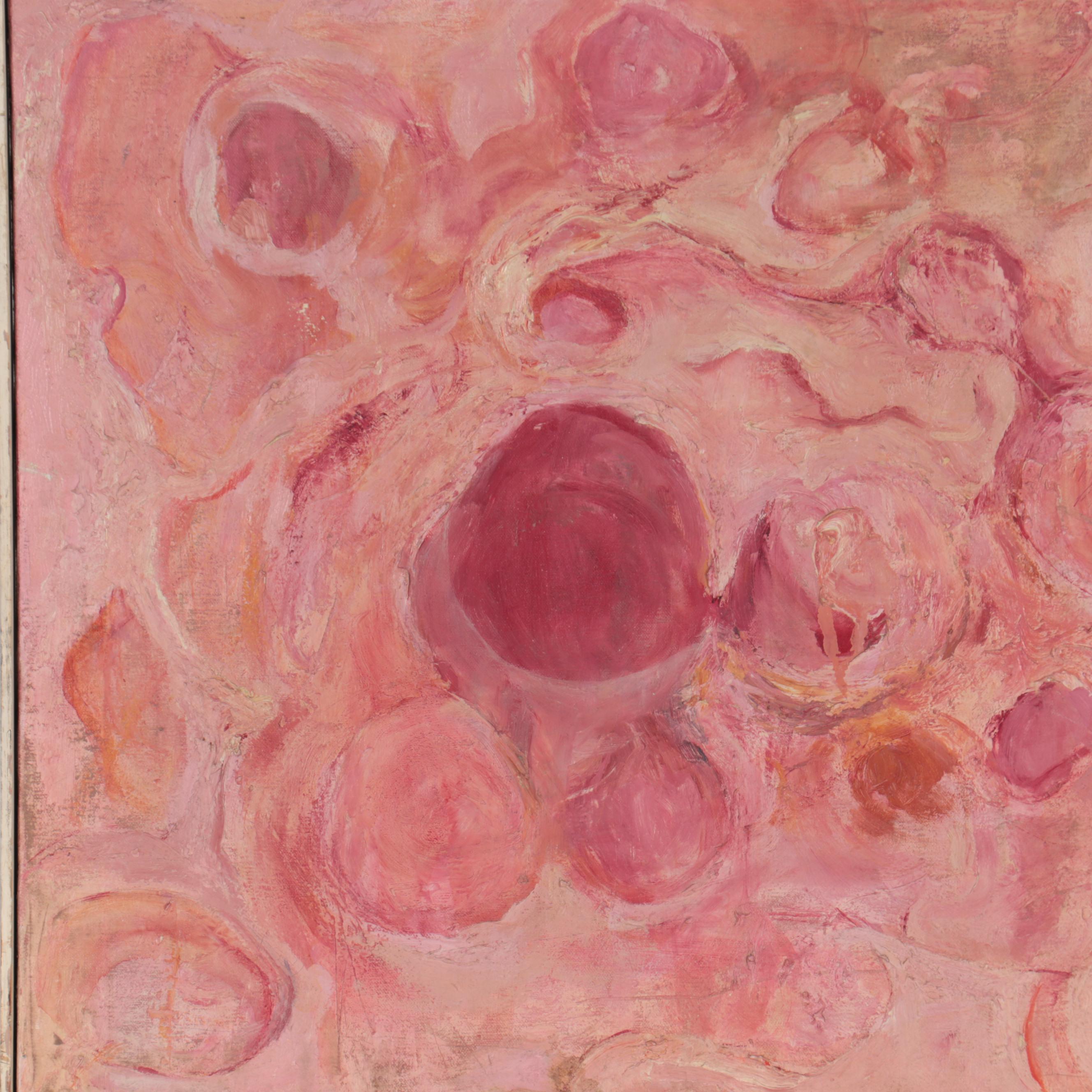 Abstract Monochromatic Oil Painting, 1960