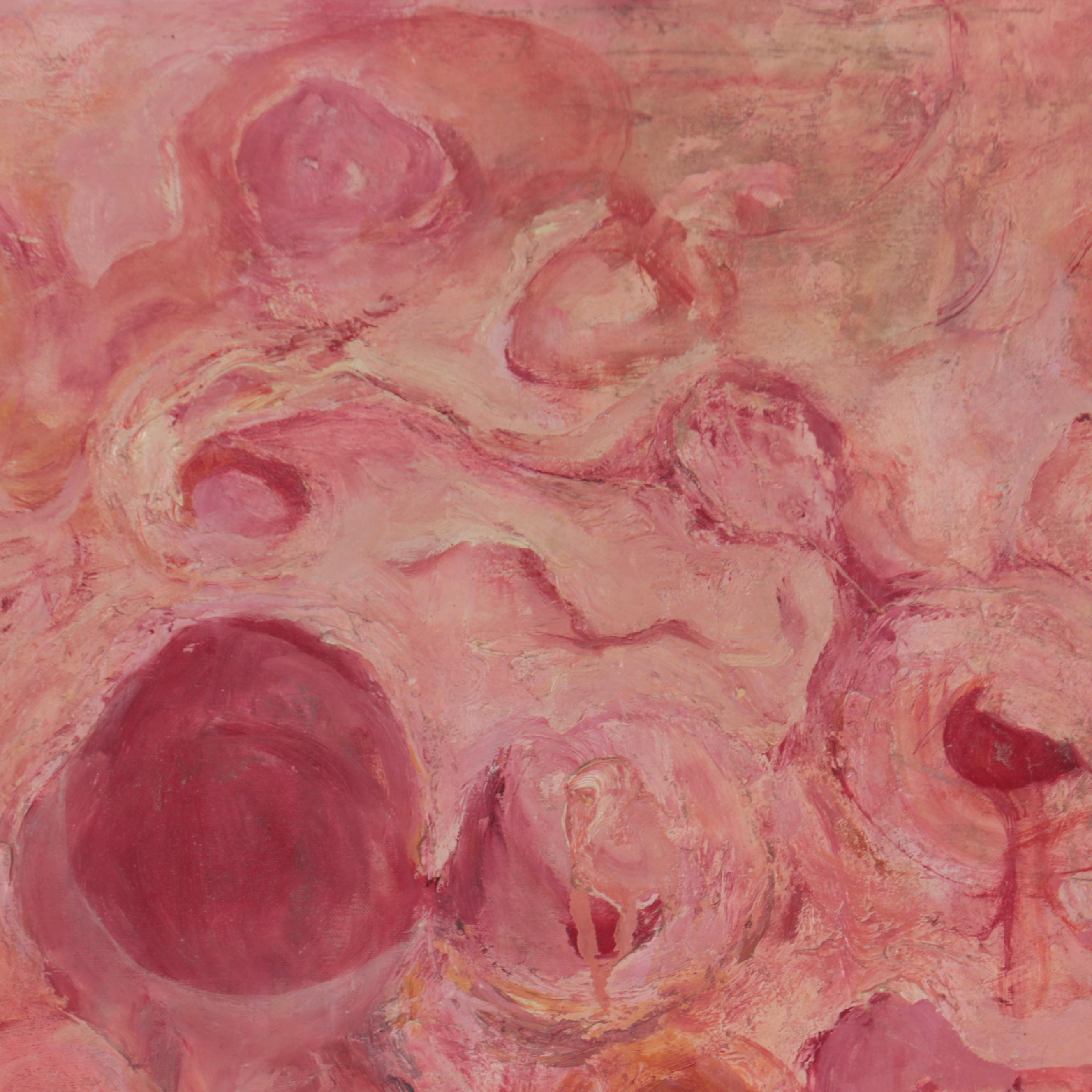 Abstract Monochromatic Oil Painting, 1960