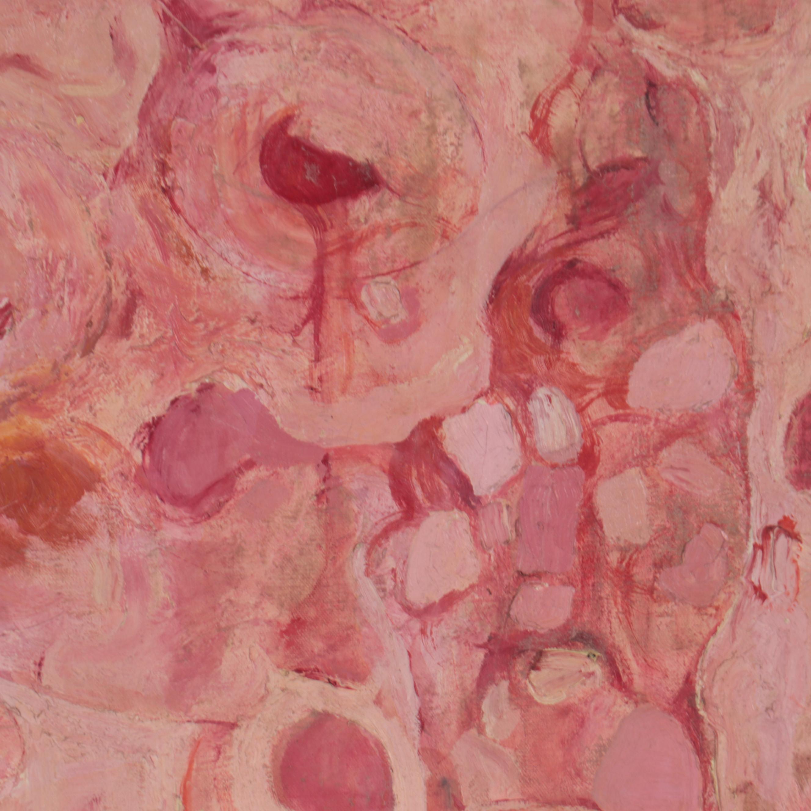 Abstract Monochromatic Oil Painting, 1960