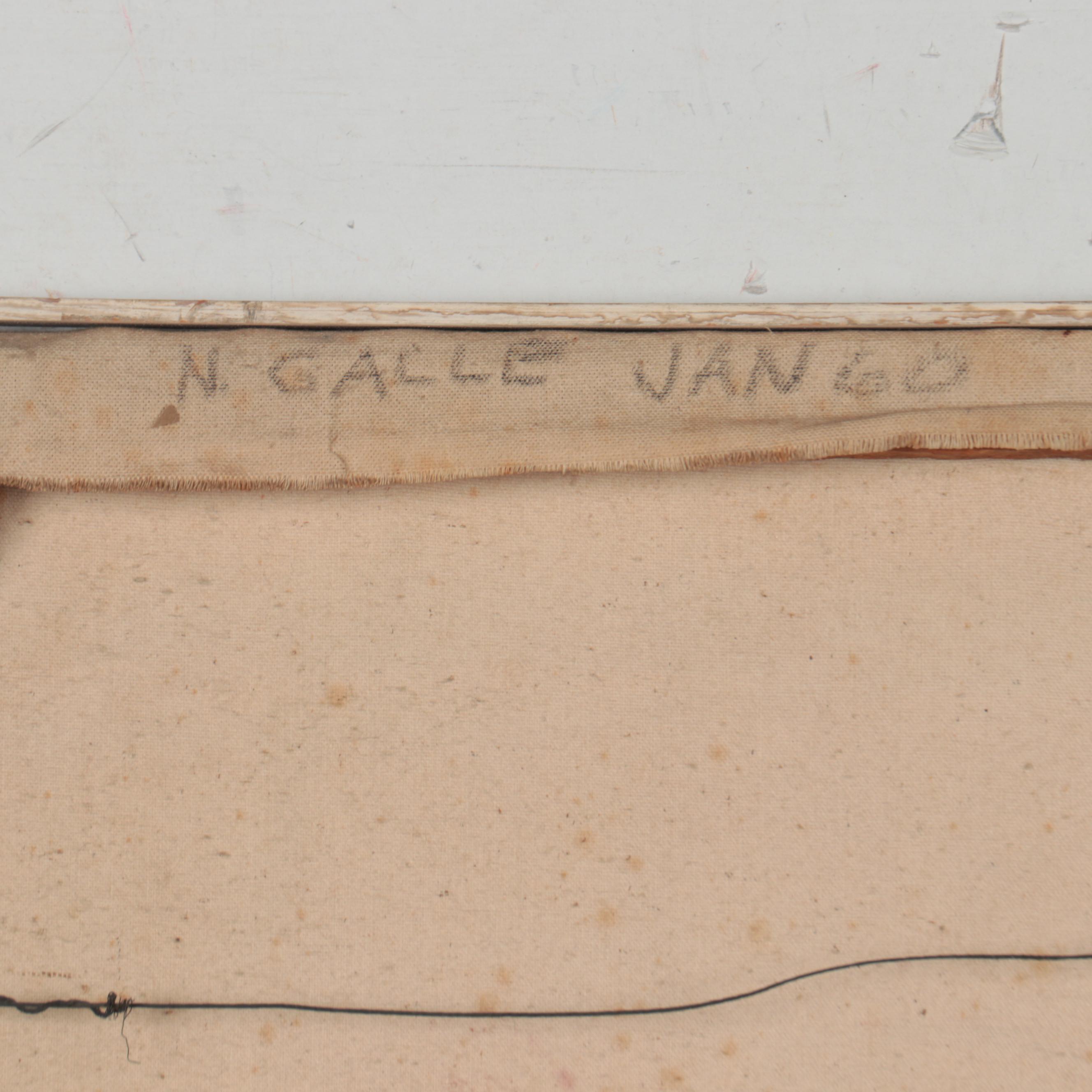 Abstract Monochromatic Oil Painting, 1960