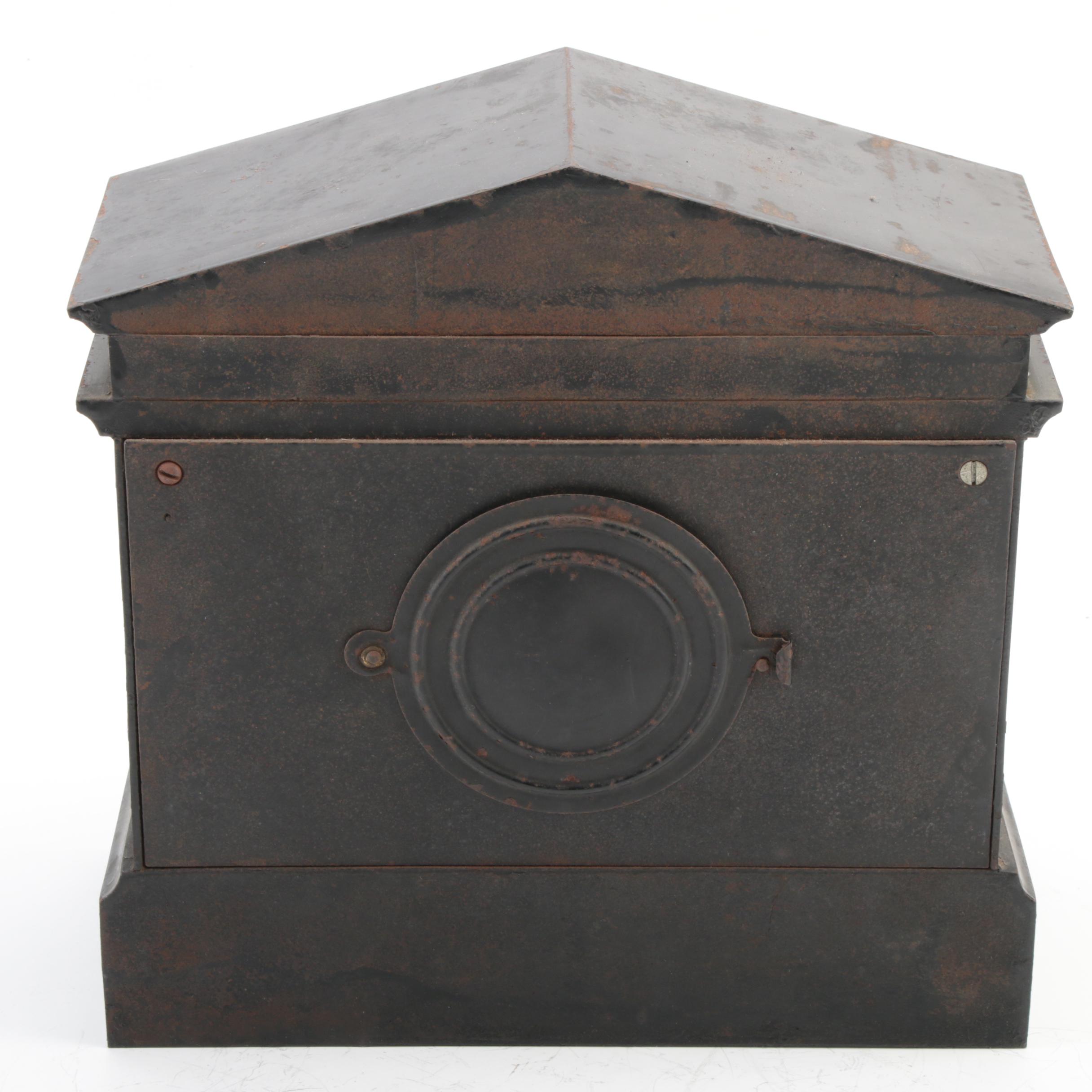 Ansonia Clock Co. Iron Mantel Clock, Early 20th Century