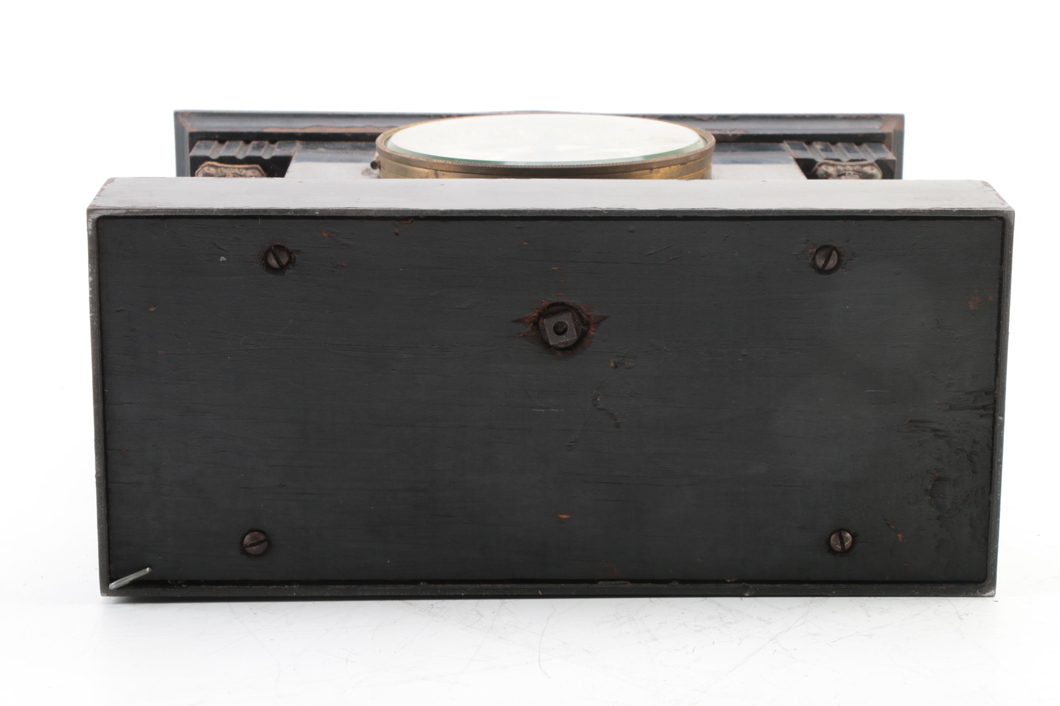 Ansonia Clock Co. Iron Mantel Clock, Early 20th Century