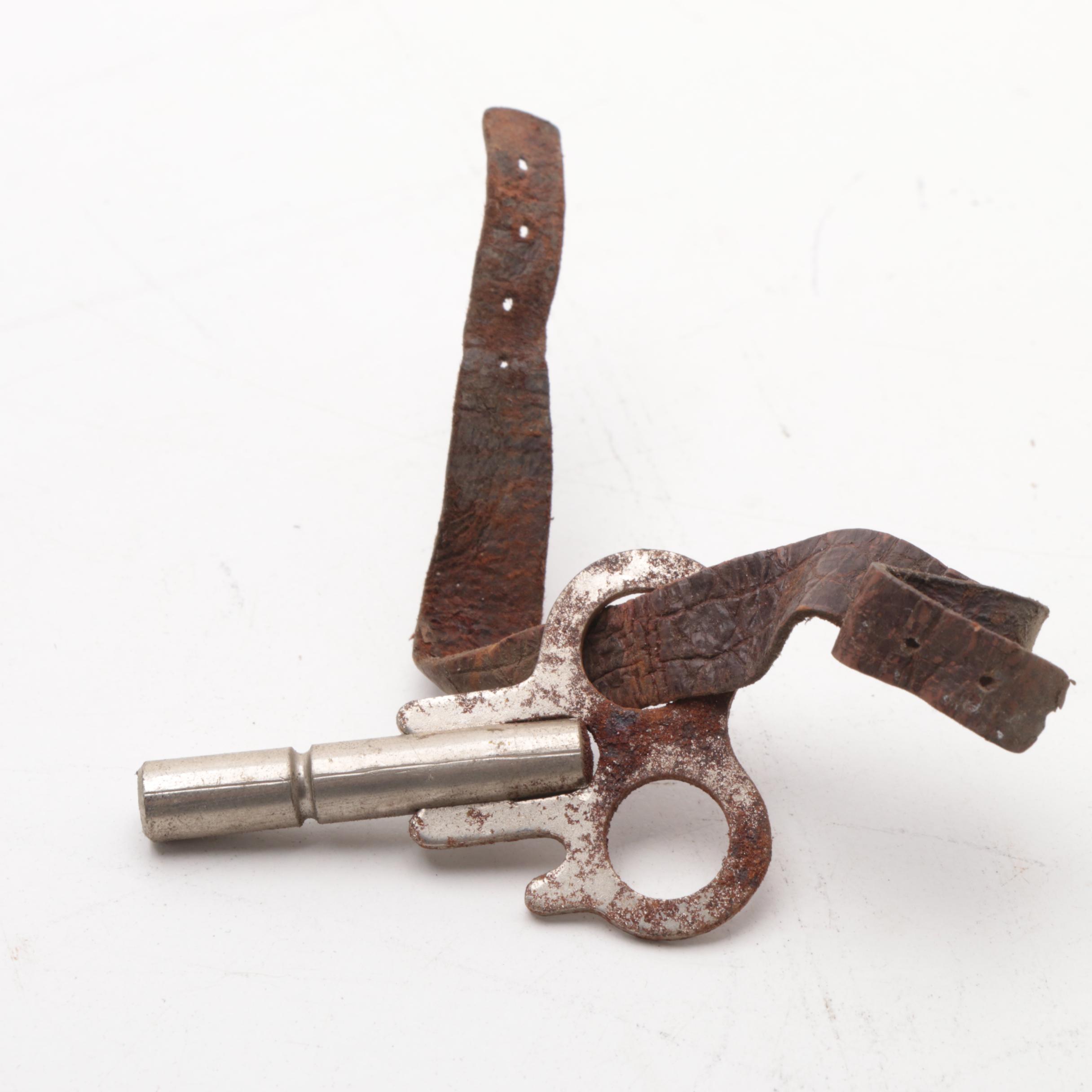 Ansonia Clock Co. Iron Mantel Clock, Early 20th Century