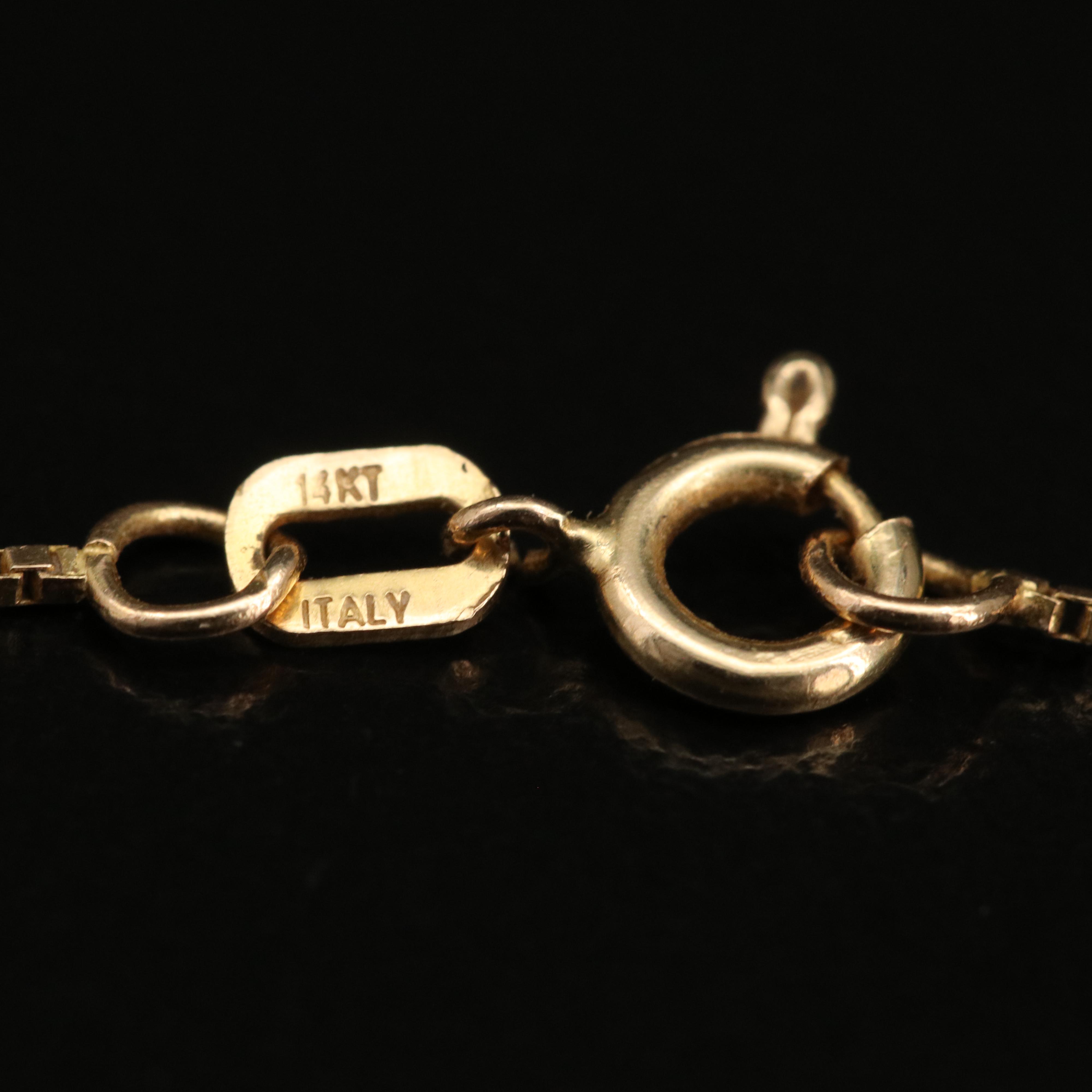 18K Diamond Cut Jerusalem Cross Pendant on 14K Chain Necklace