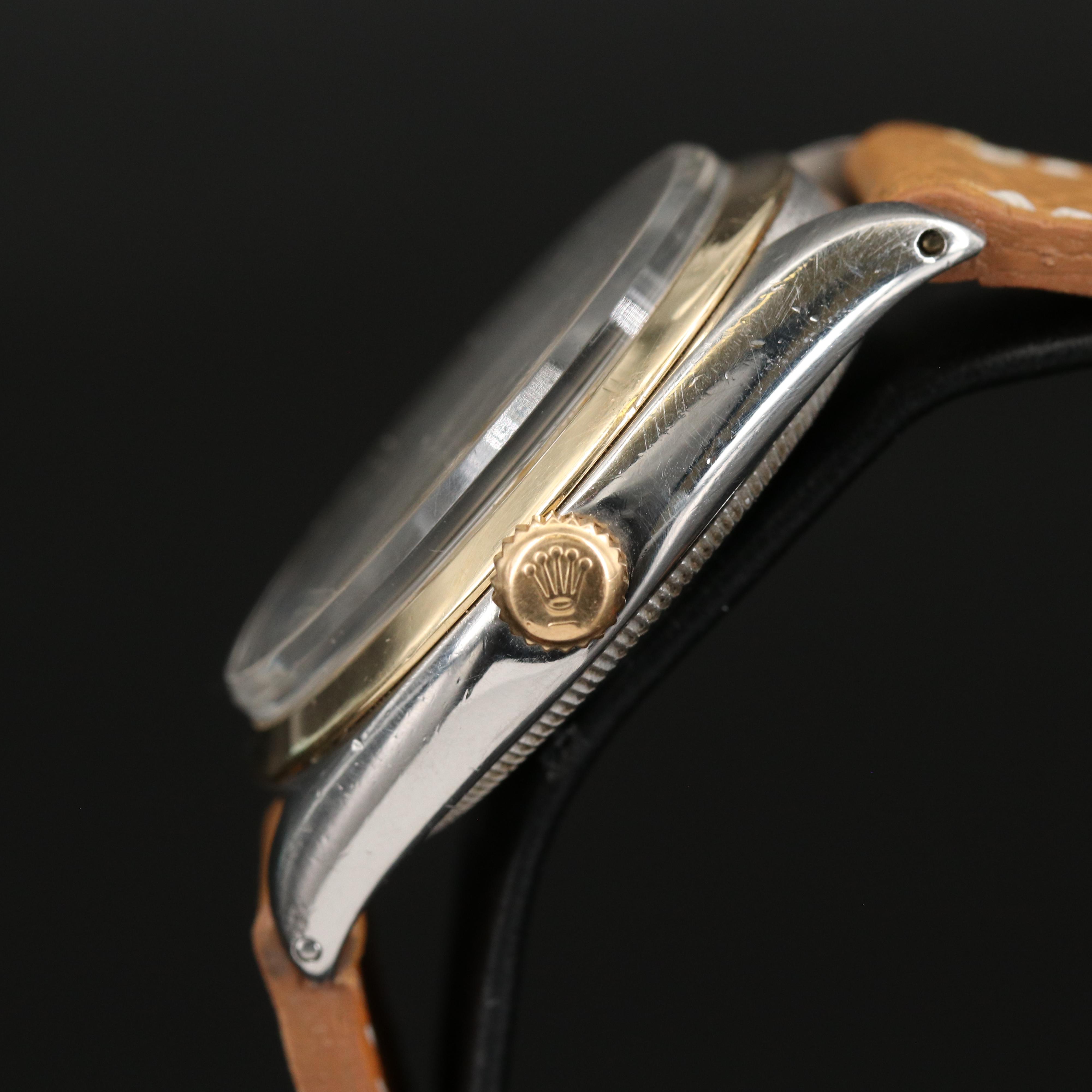 1966 Rolex Oyster Perpetual 18K Gold and Stainless Steel Automatic Watch