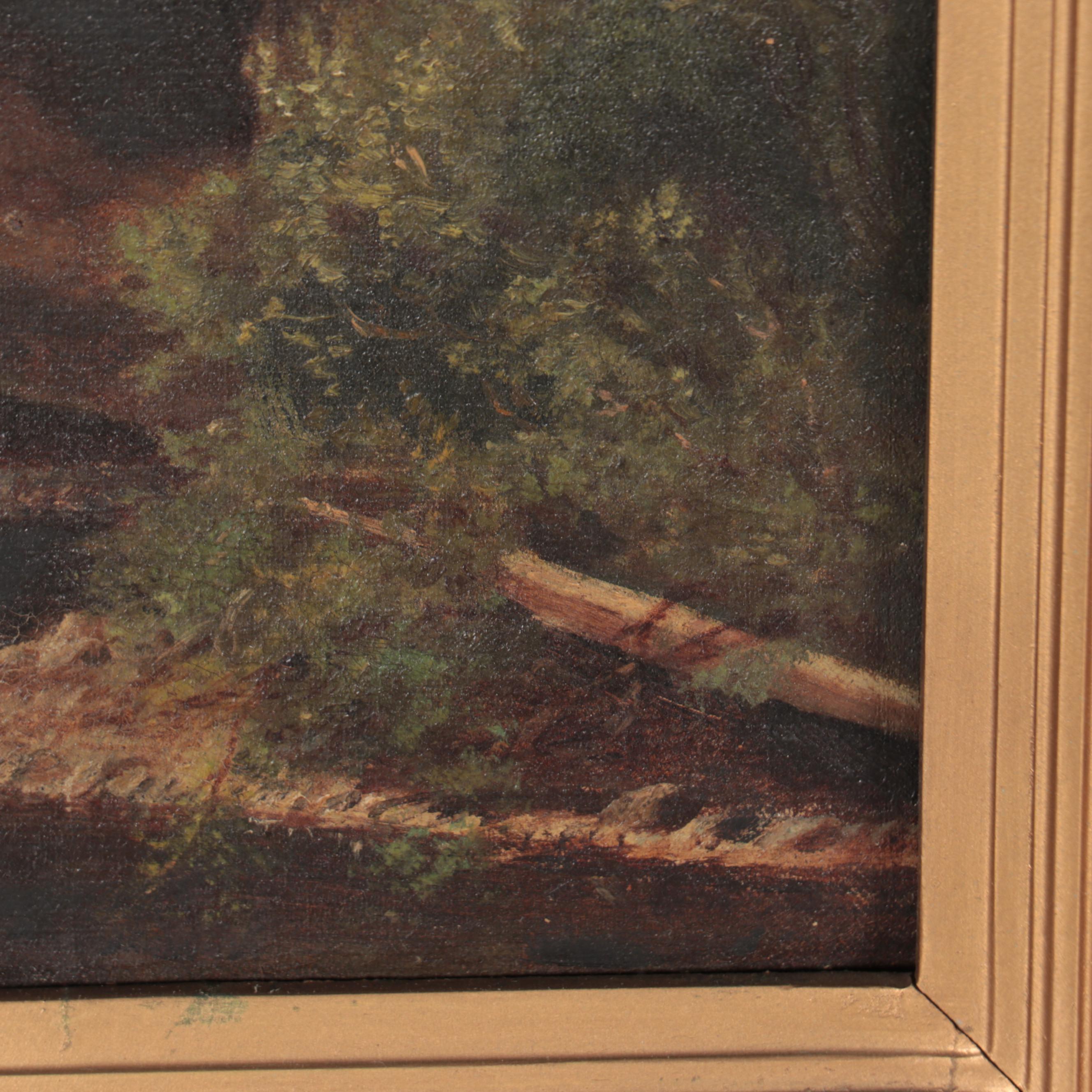 Landscape Oil Painting, Mid-19th Century