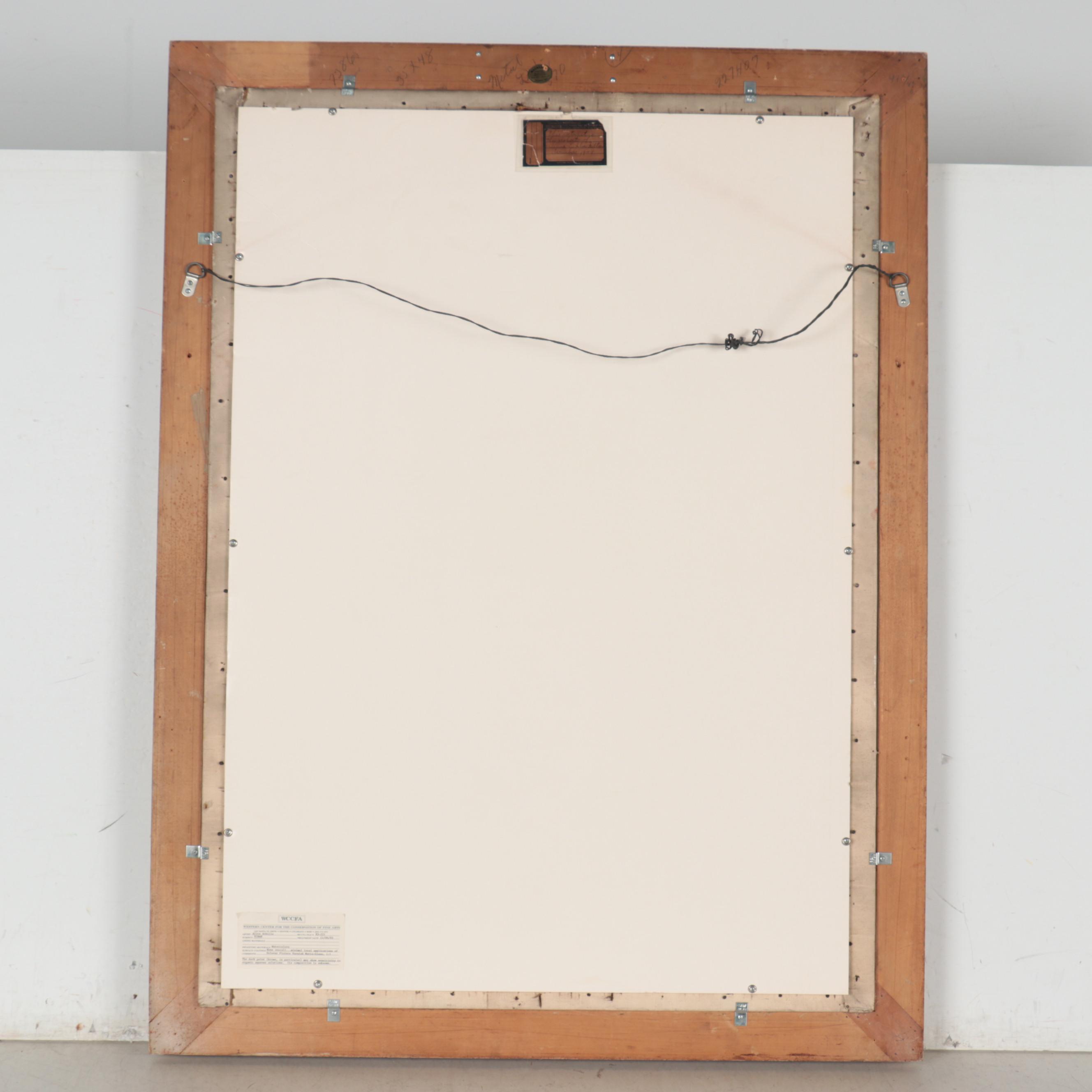 Alice Schille Portrait Oil Painting "Dinah," 1943