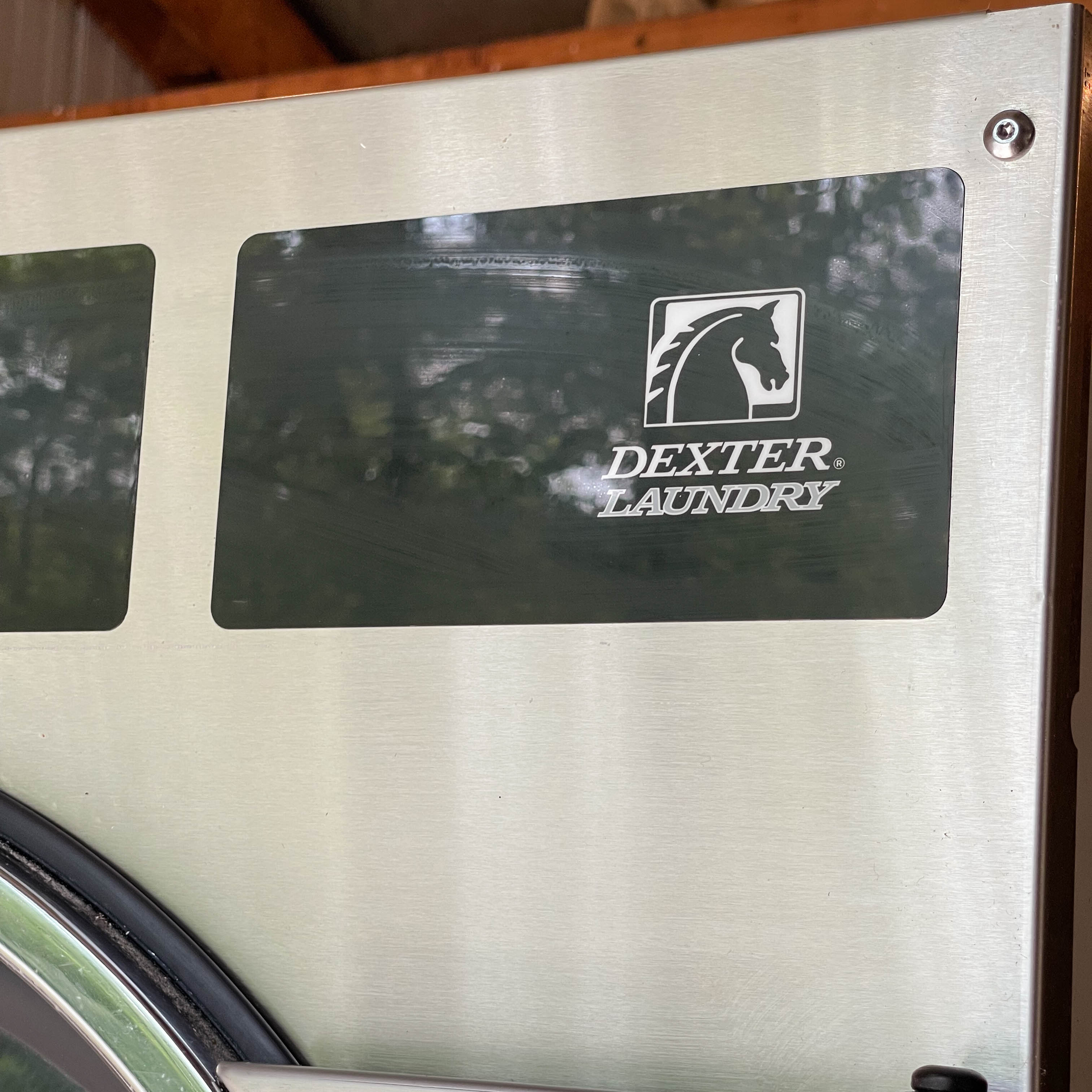 Dexter "Express" Commercial Stack Stainless Washer and Dryer